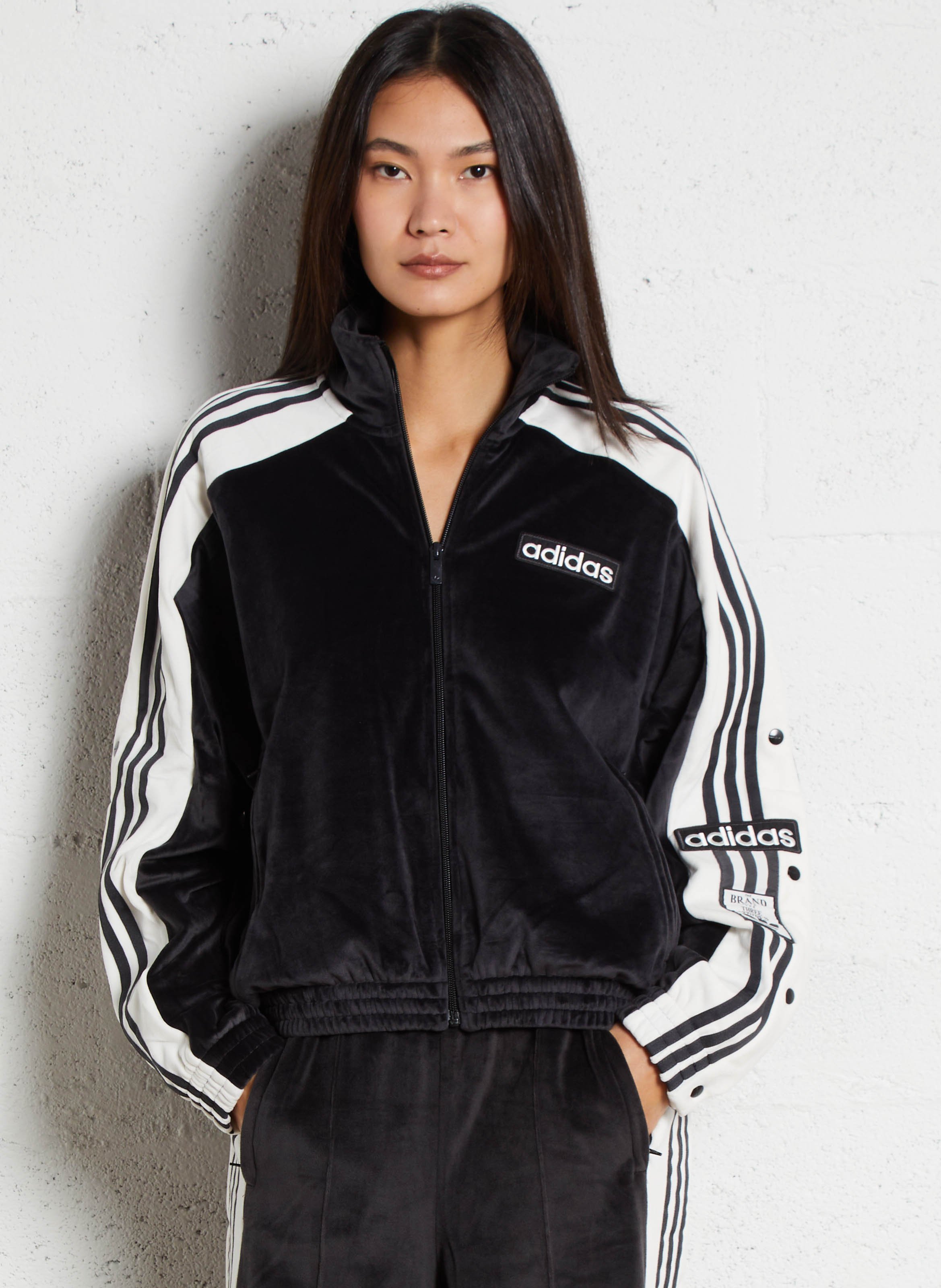 Adidas velvet clearance jacket womens