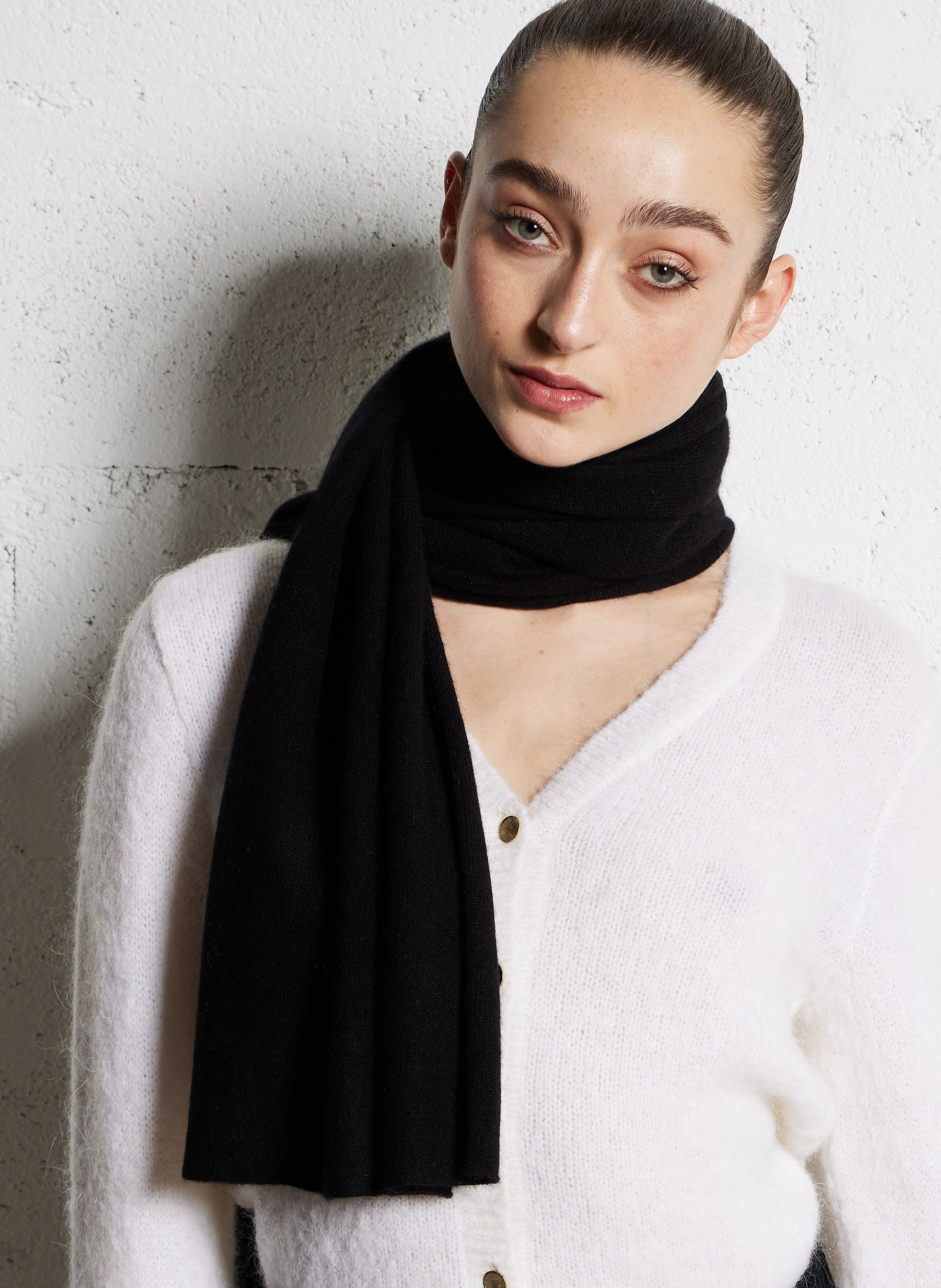 Echarpe en cachemire SUD EXPRESS Noir