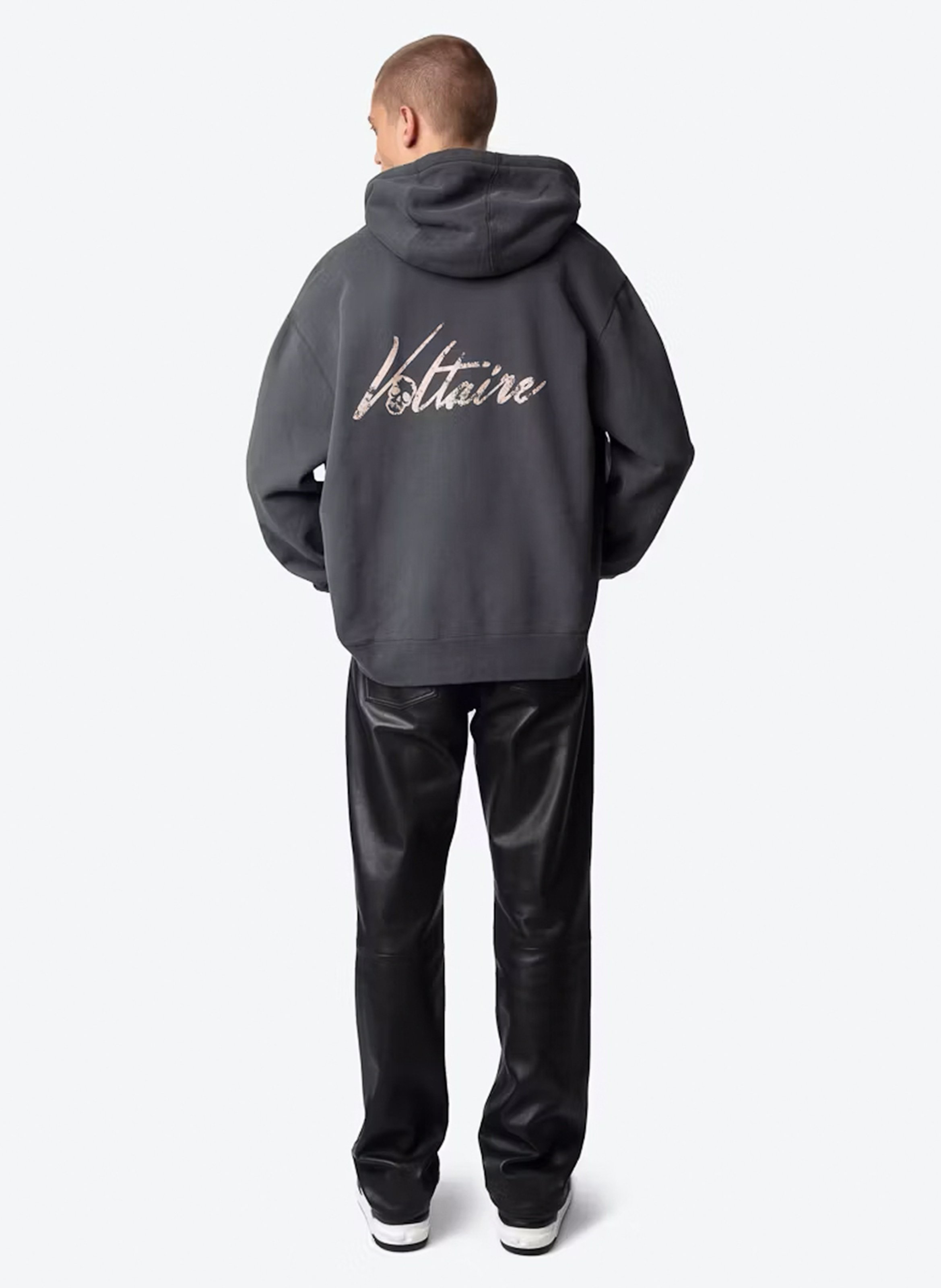 Gerade geschnittenes Sweatshirt aus Baumwoll-Mix ZADIG&VOLTAIRE Grau