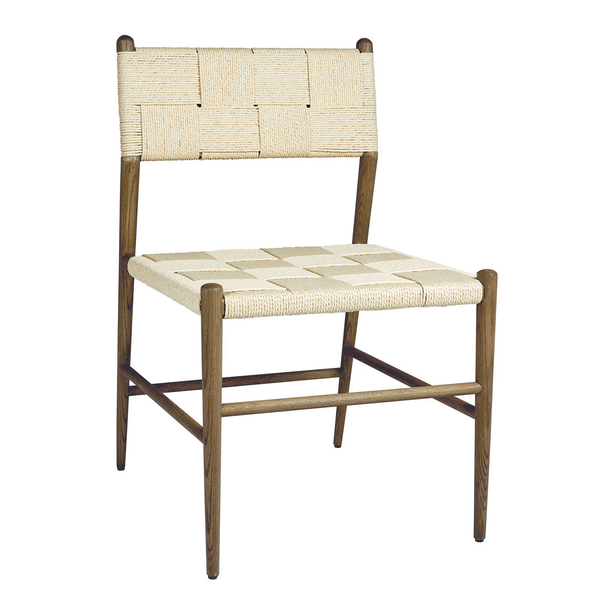 Chaise BLANC D'IVOIRE Marron