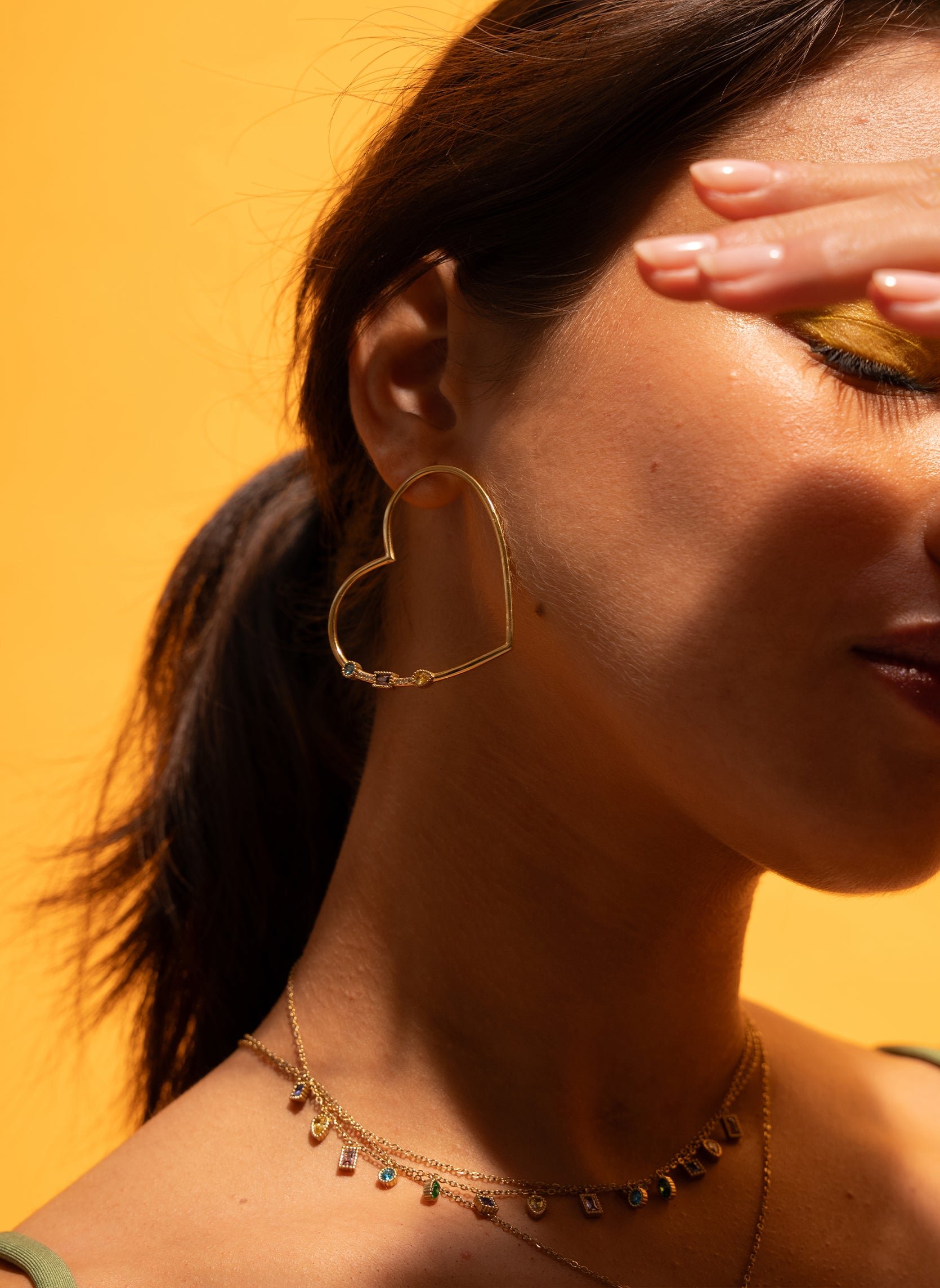 Priya dangling earrings AEC Paris Multicolored