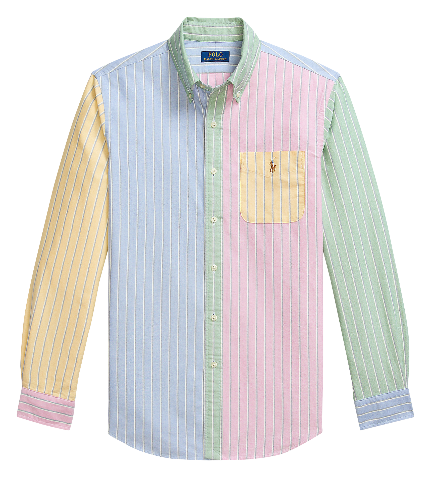 Klassiek gestreept katoenen overhemd POLO RALPH LAUREN Veelkleurig