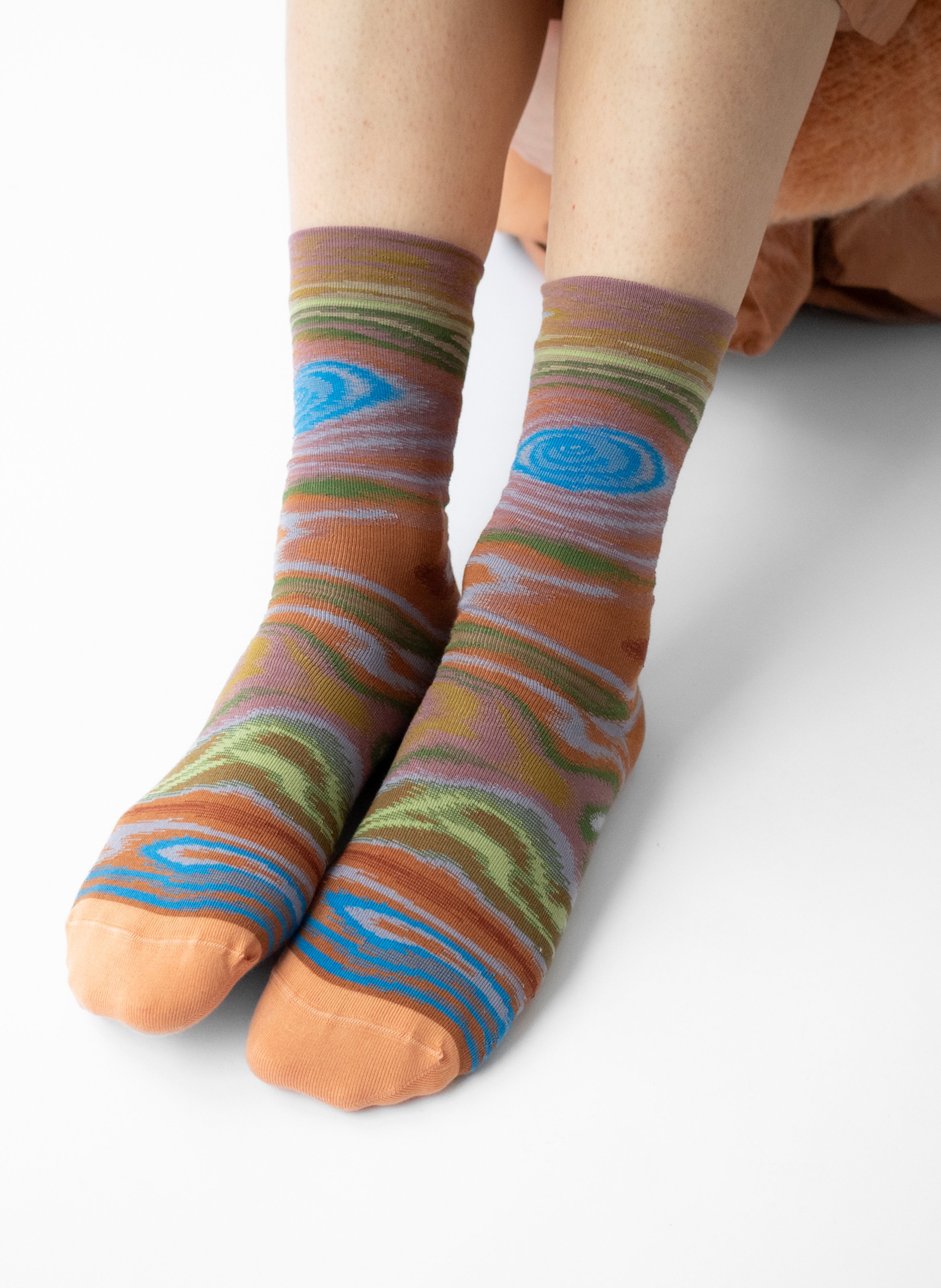 Chaussettes en coton mélangé imprimé BONNE MAISON Multicolore