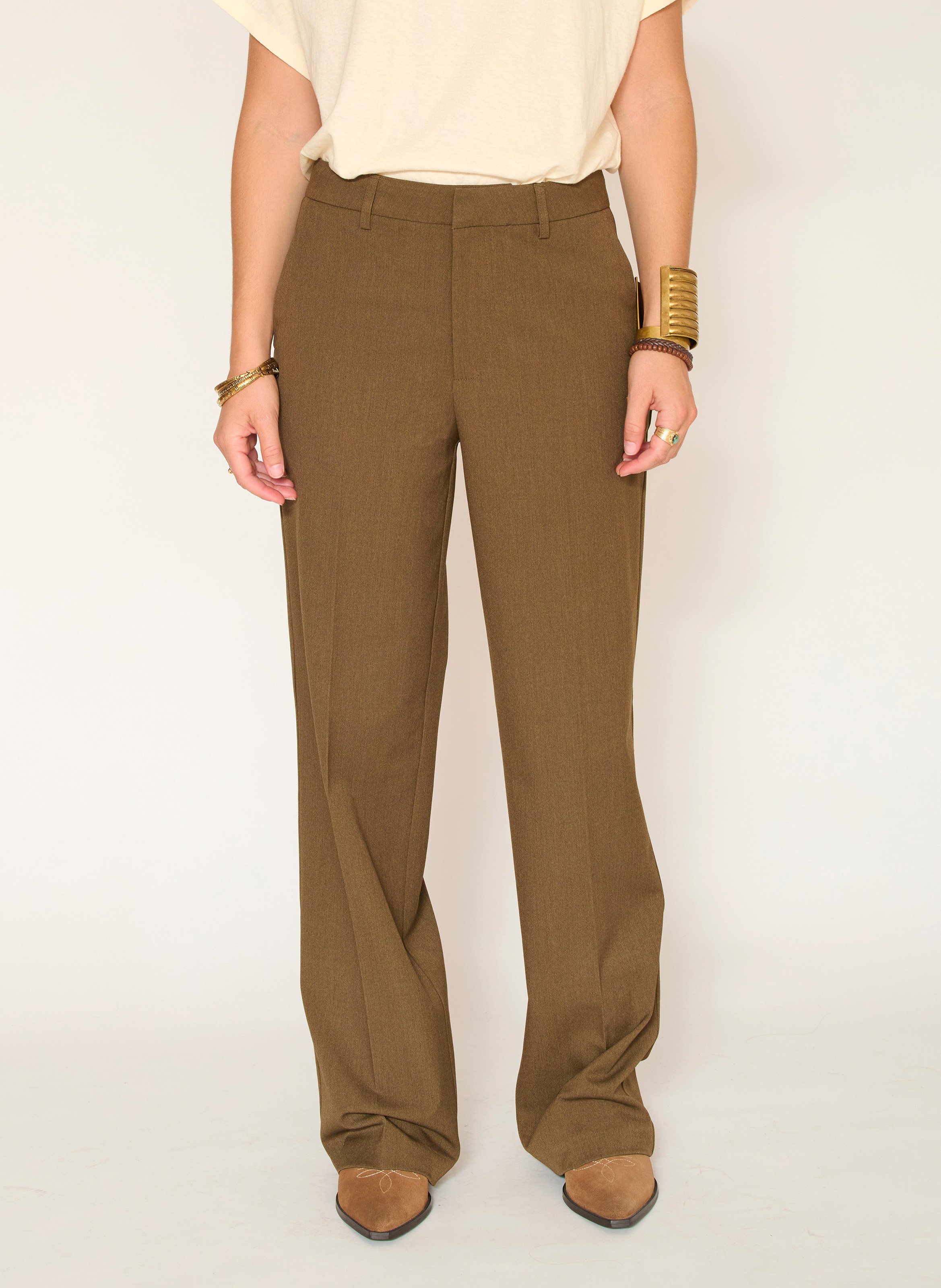 Wide trousers MKT Khaki