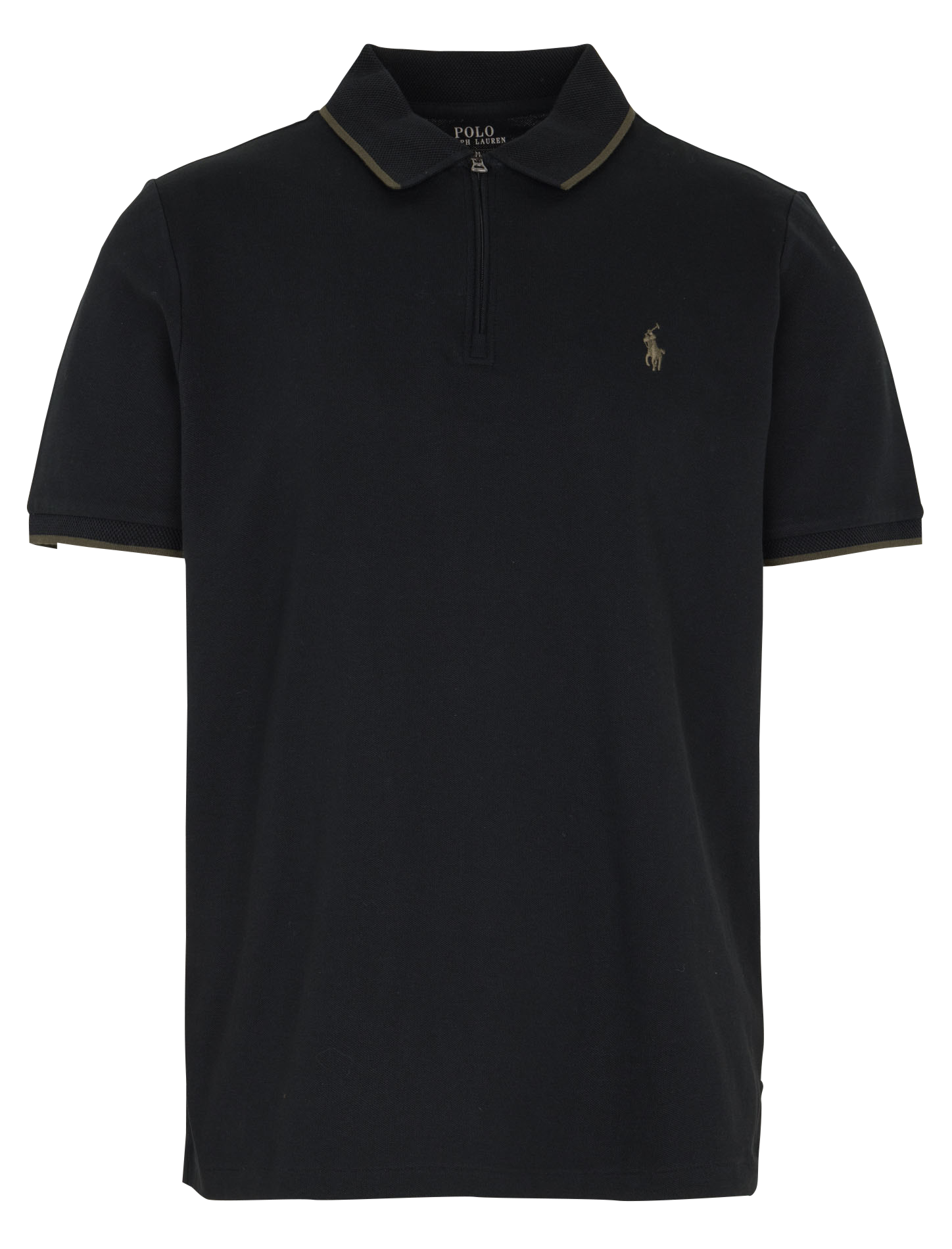 Polo slim en coton mélangé POLO RALPH LAUREN Noir