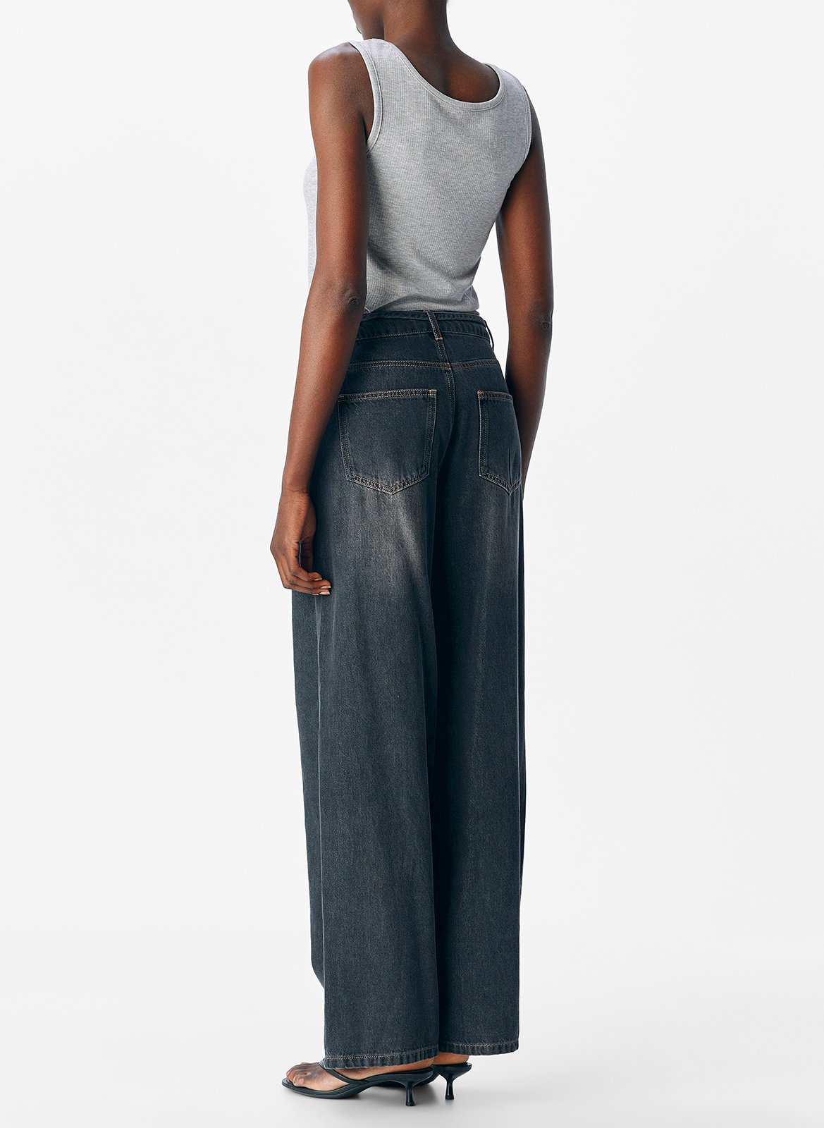 Jean large  OBJECT Gris