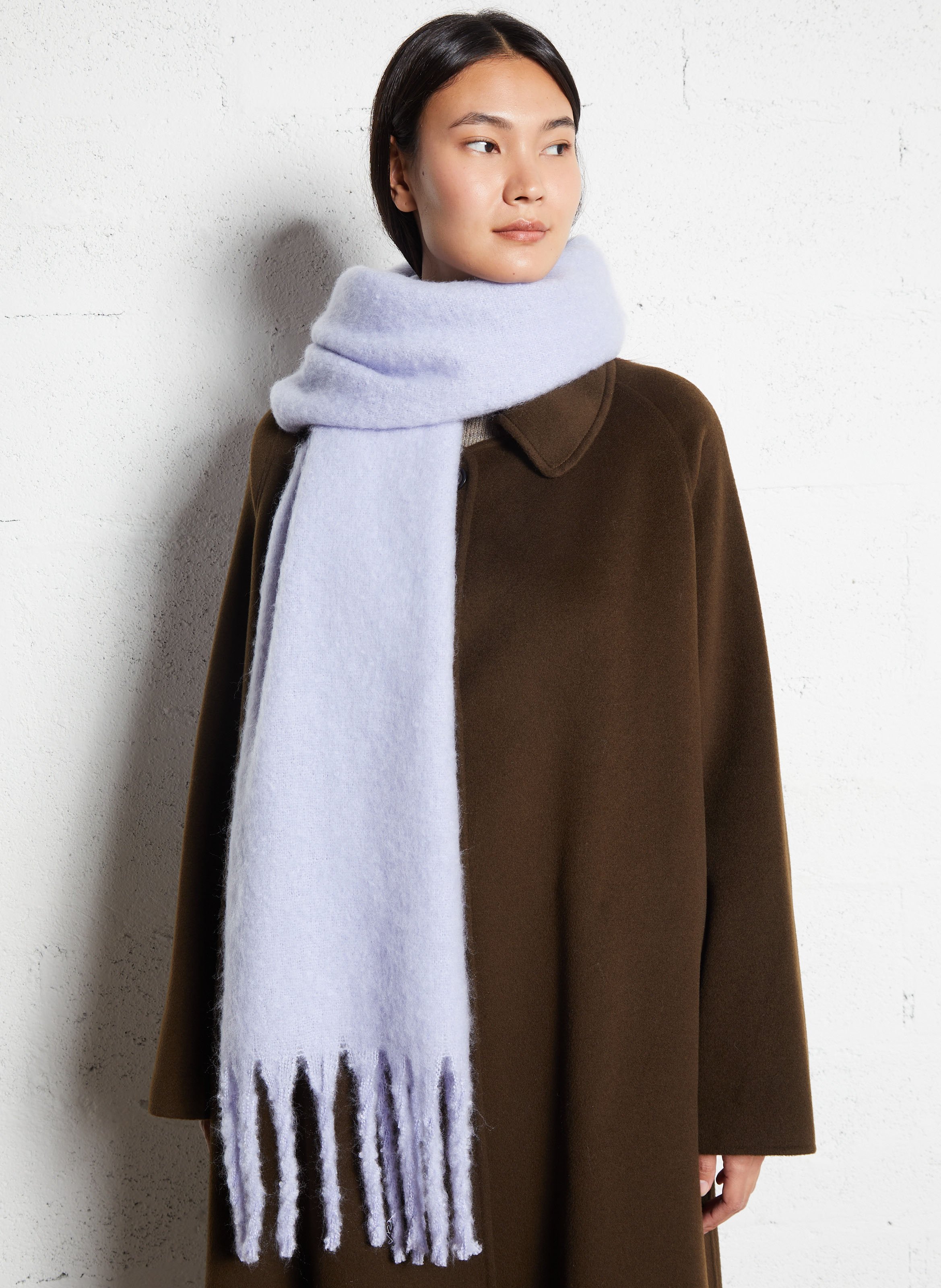 Long fringed scarf PIECES