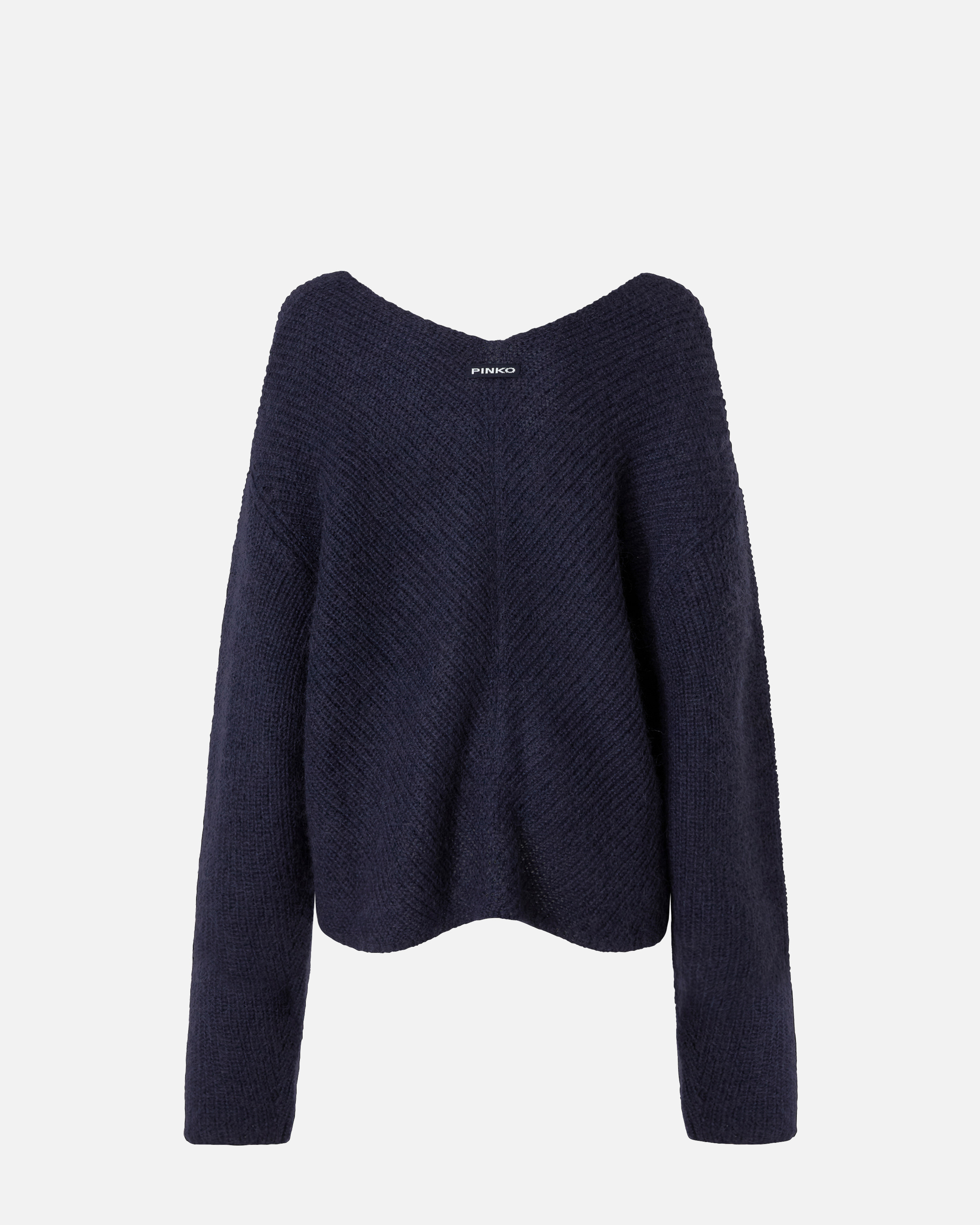 Boat neck sweater PINKO Blue
