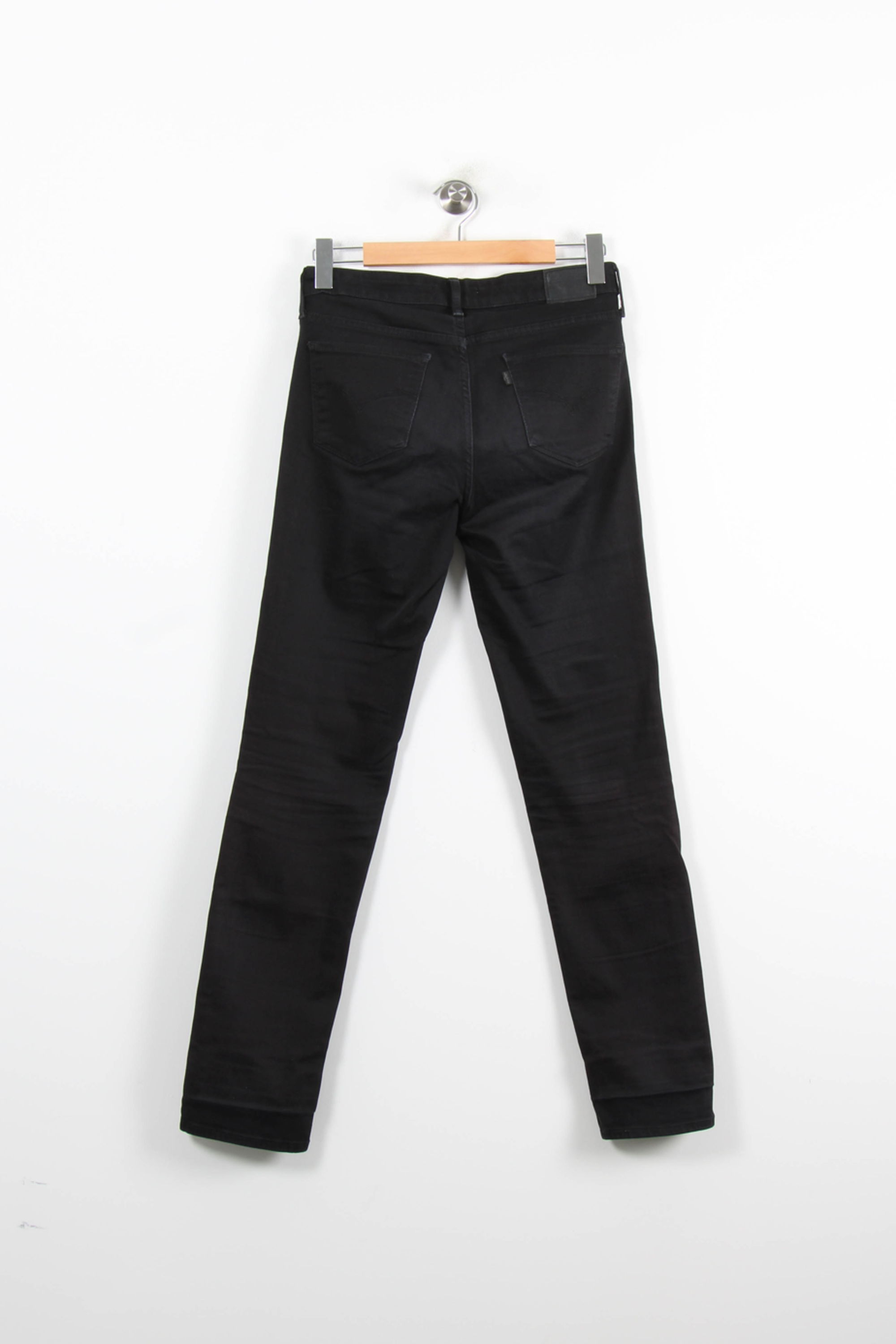 Cropped slim jeans with studs LEVI'S - Seconde main Black