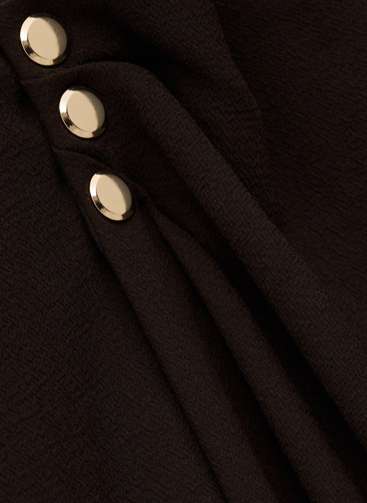 Robe longue col V BA&SH Marron