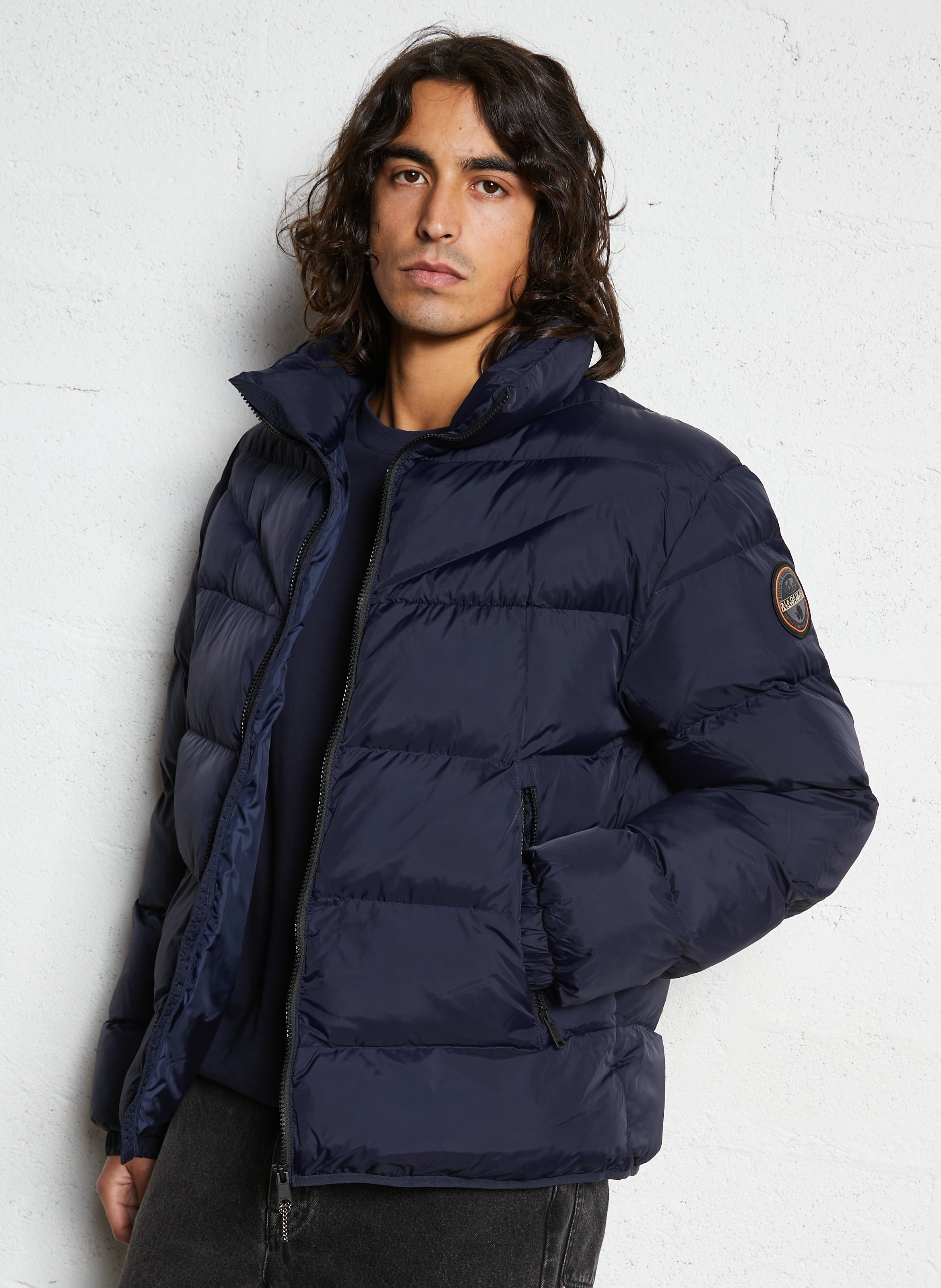 Straight-fit donsjack met opstaande kraag NAPAPIJRI