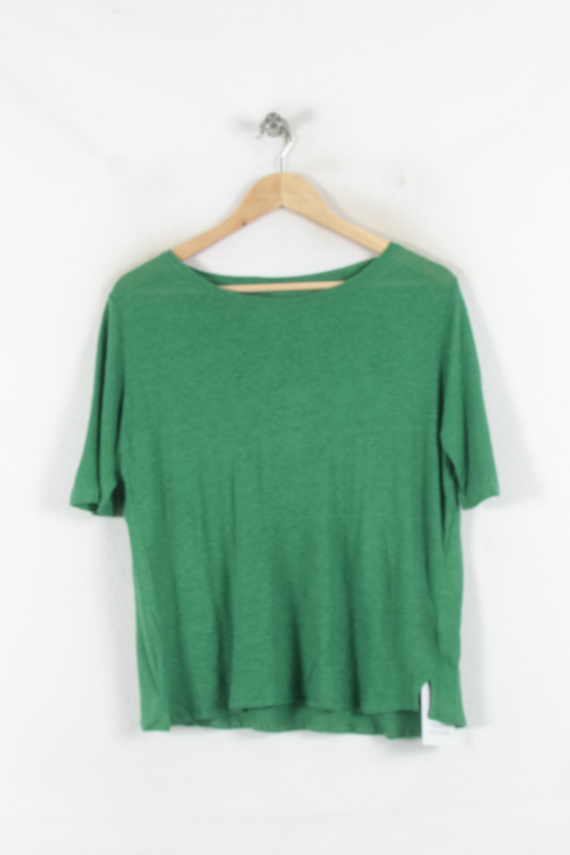 Tommy Badge T-shirt MAJESTIC FILATURES - SECONDE MAIN Green