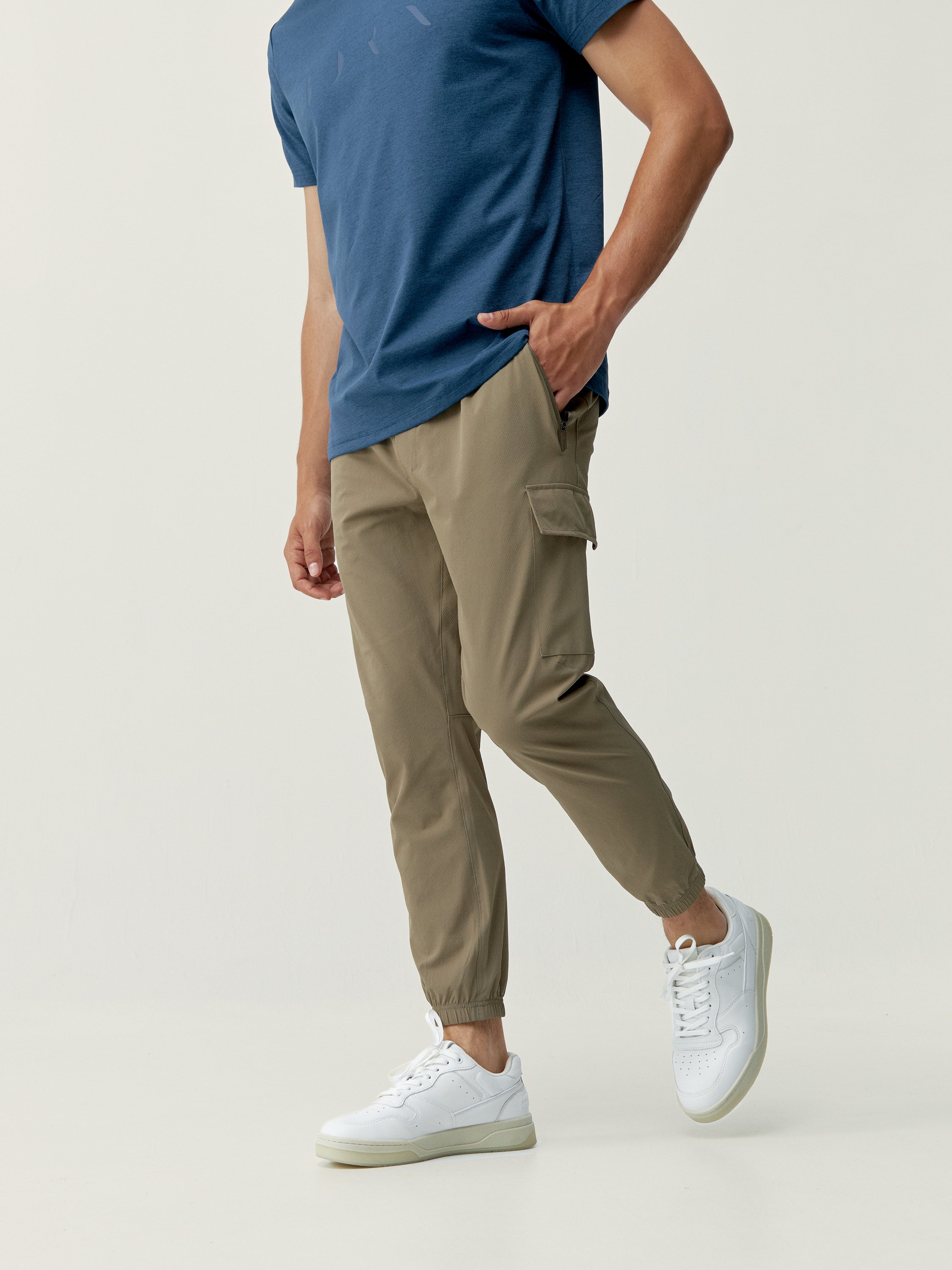 Cargo jogging pants BORN Brown