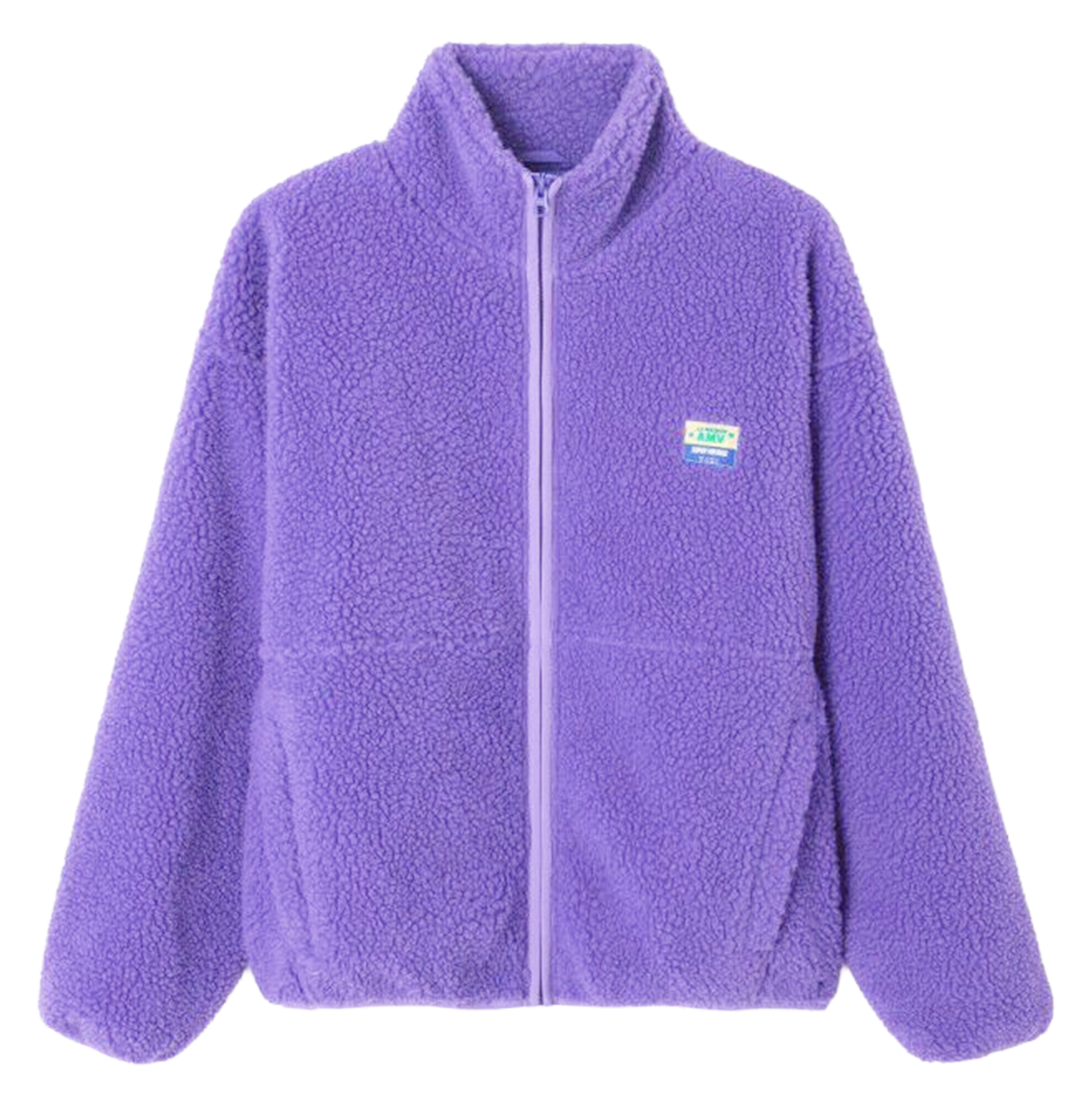 Fleecejacke mit Reißverschluss AMERICAN VINTAGE Violett