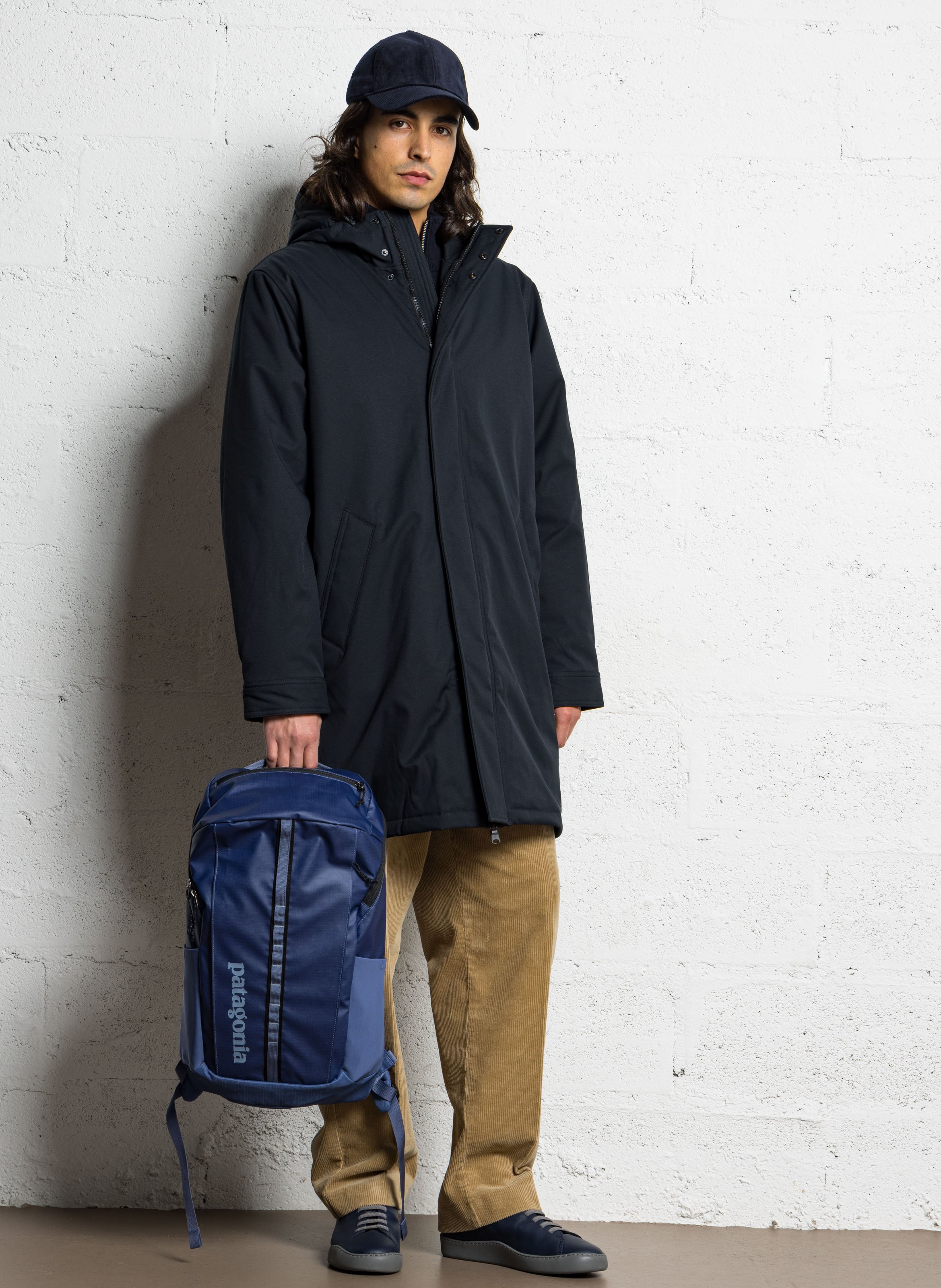 Recycled fibre backpack PATAGONIA Blue