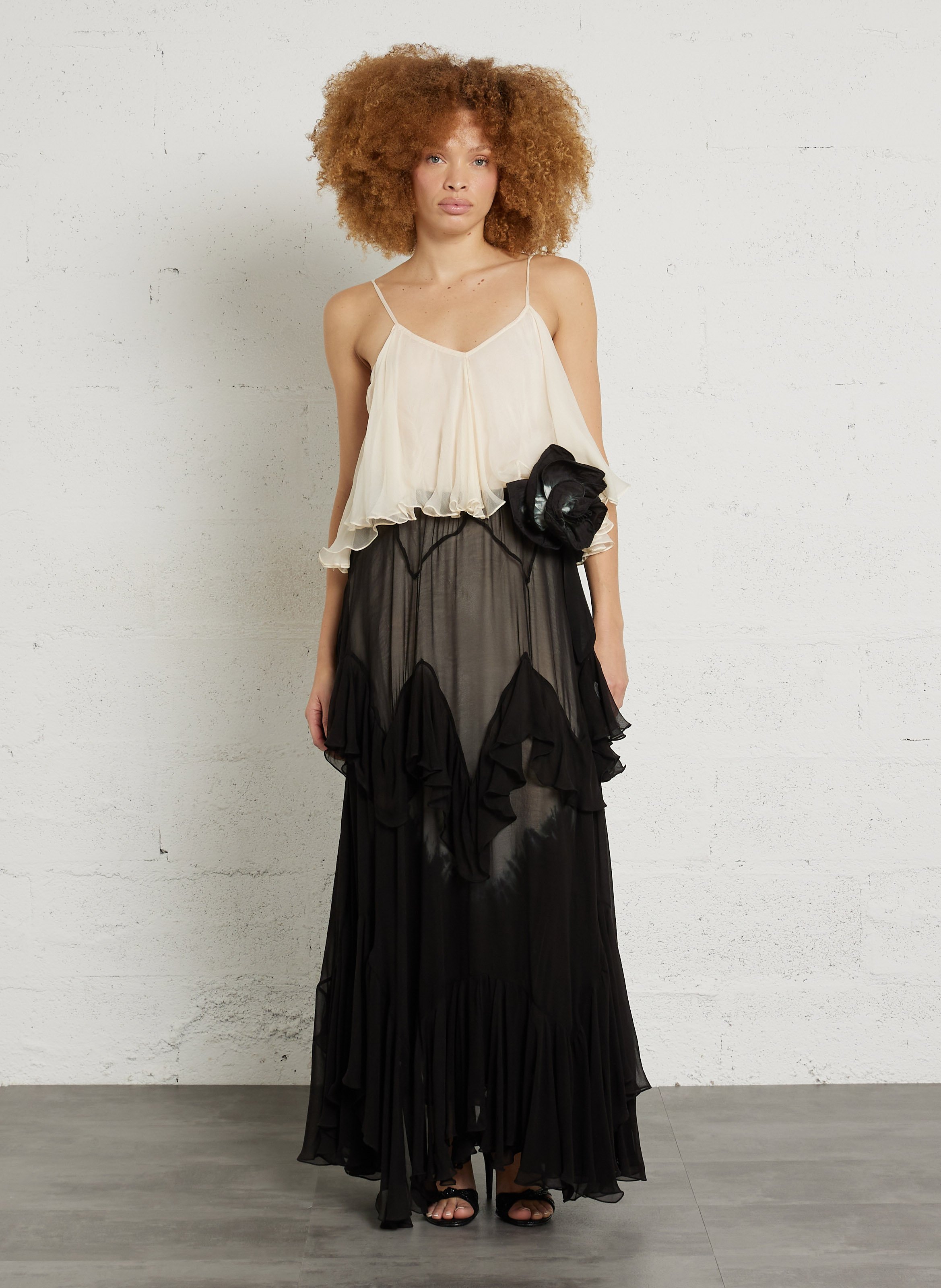 Luftiges langes Kleid MES DEMOISELLES Mehrfarbig