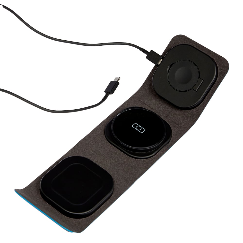 3-in-1 Foldable Wireless Charging Pad PIQUADRO Blue