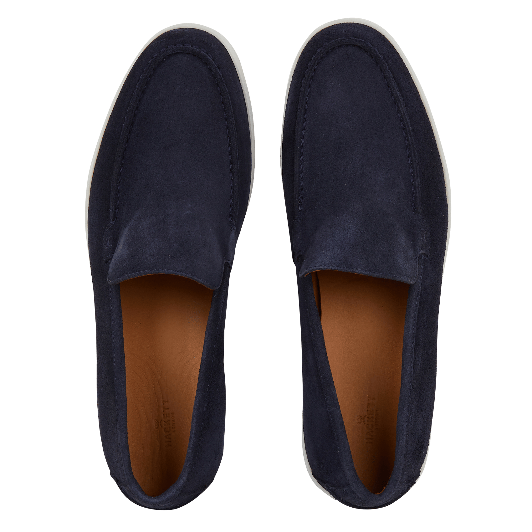 Schuhe aus Wildleder-Leder HACKETT Blau