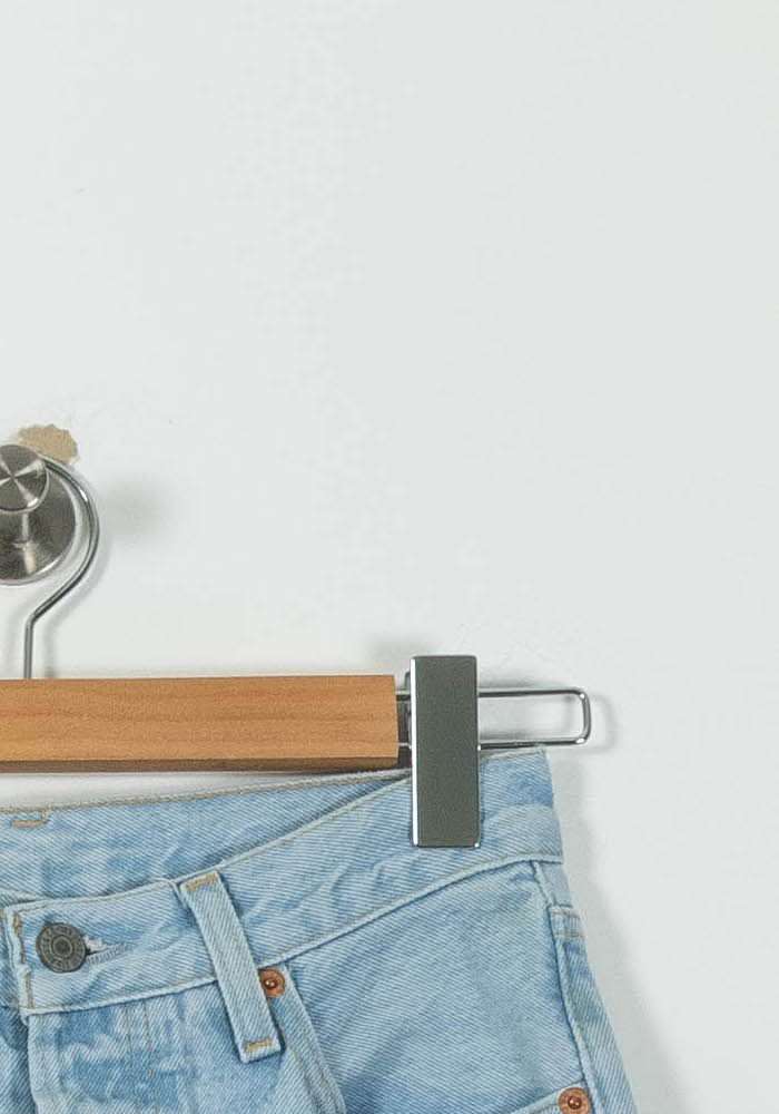 Cropped slim jeans with studs LEVI'S - Seconde main Blue