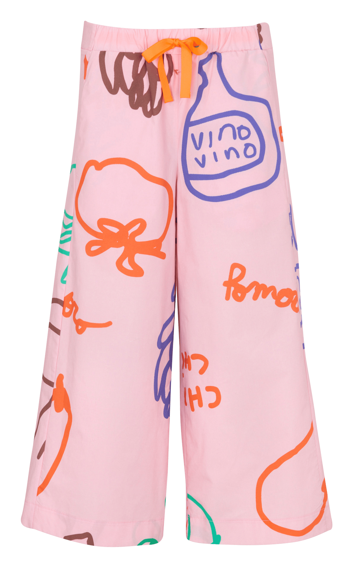 Straight-fit, geruite broek DR BLOOM Roze