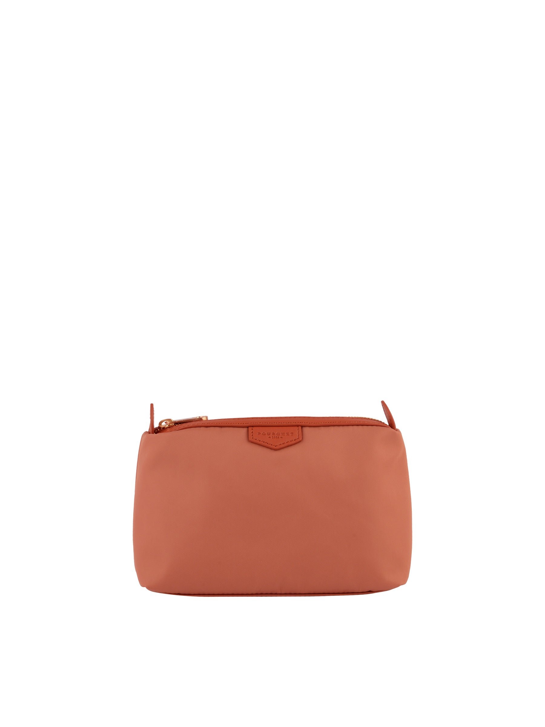 Sac porté main en cuir de vachette POURCHET Orange