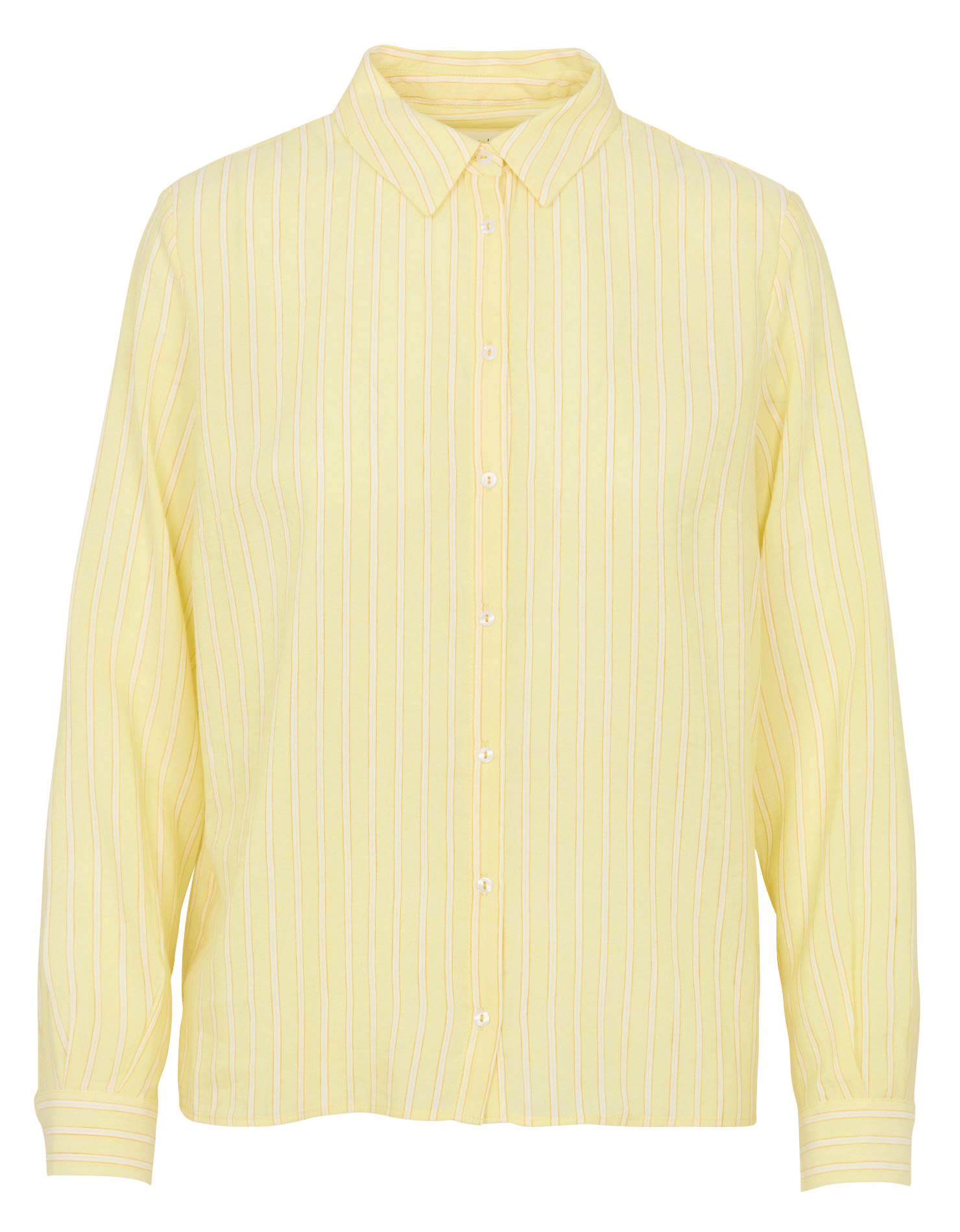 Chemise col classique rayée MAISON 123 Jaune