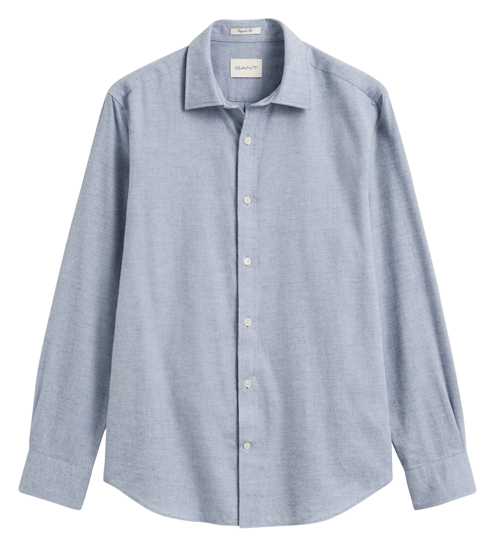 Chemise droite col classique en coton bio GANT Bleu