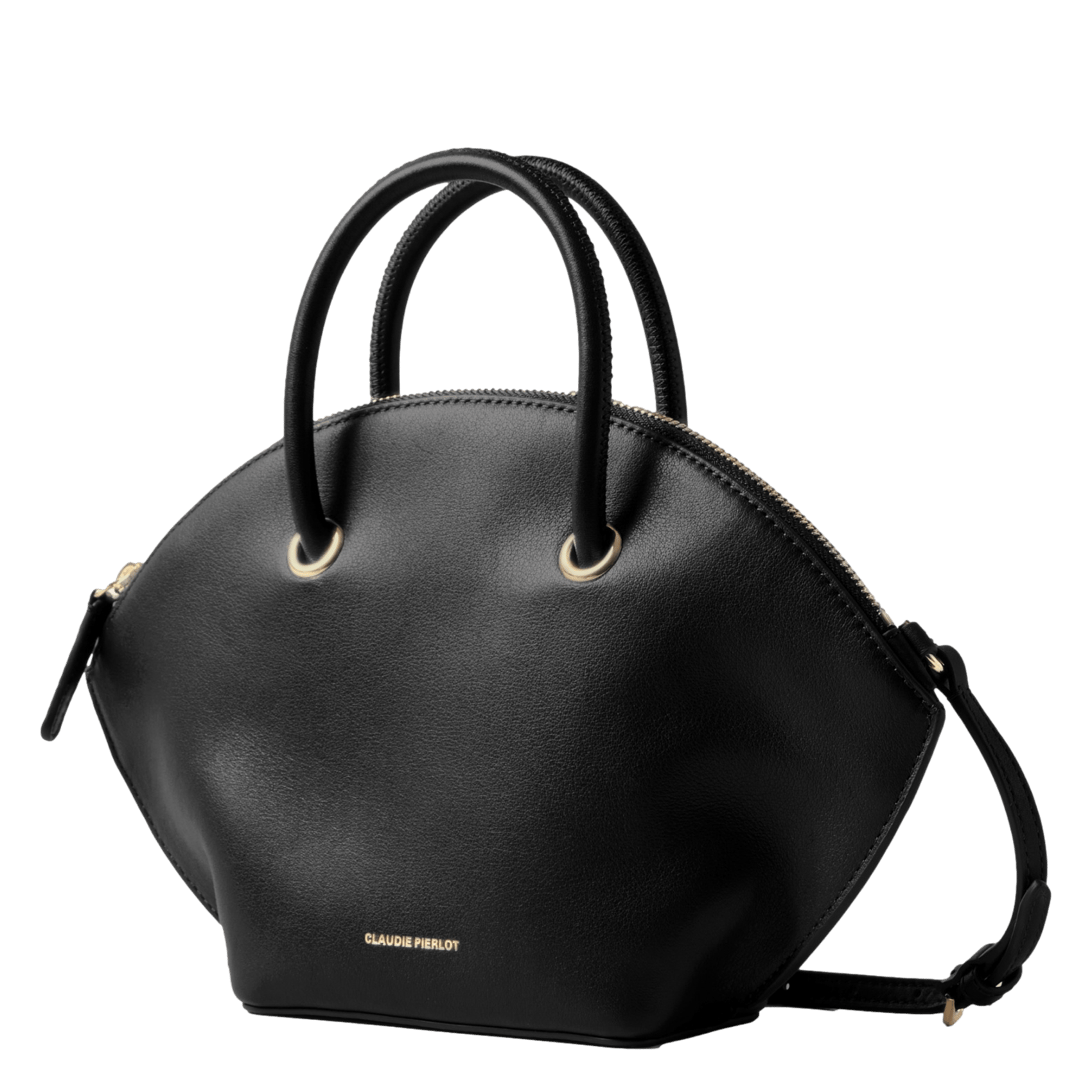 Sac bandoulière en cuir | Noir CLAUDIE PIERLOT Femme
