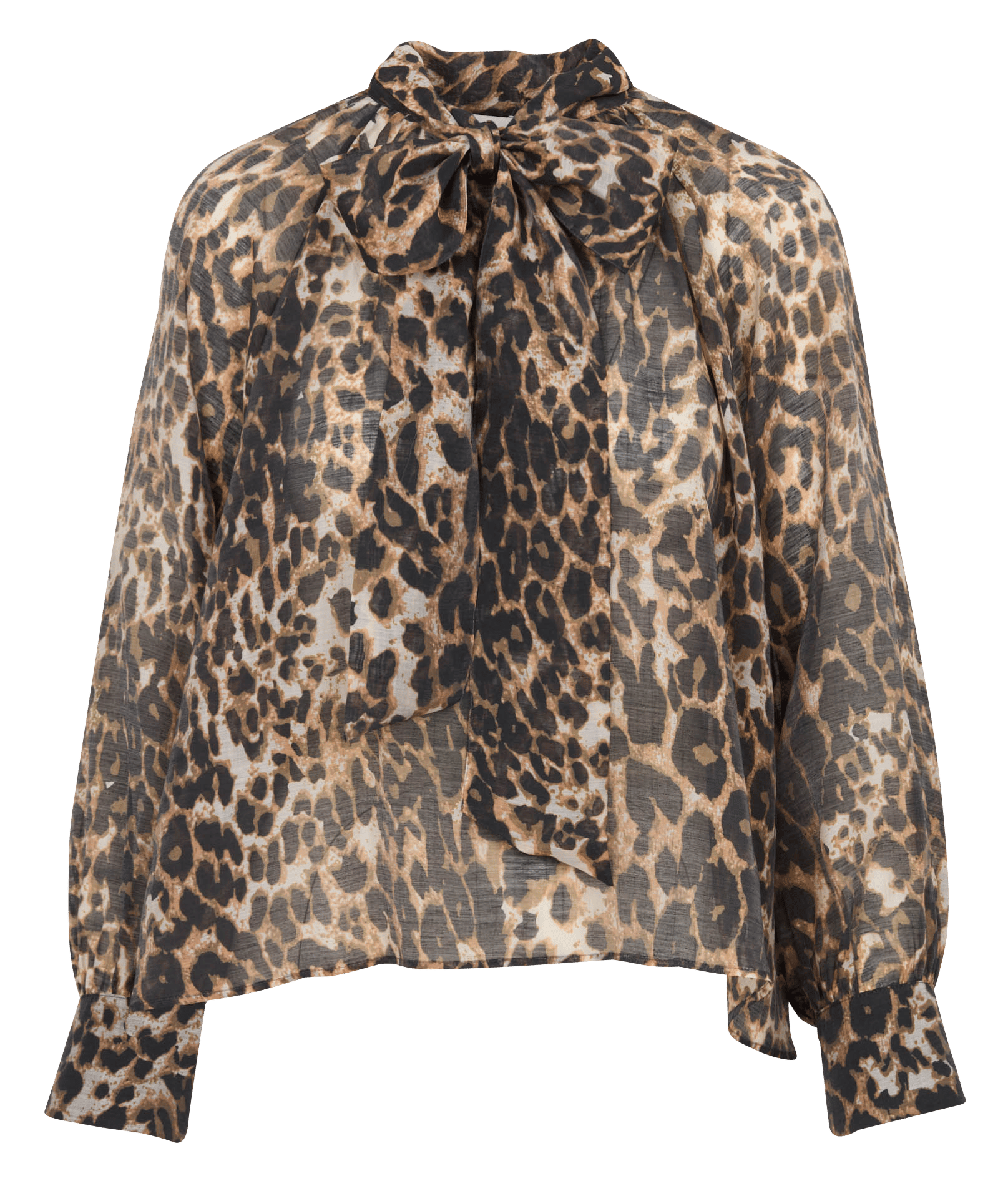 Ruime en vloeiende bedrukte blouse IKKS Grijs