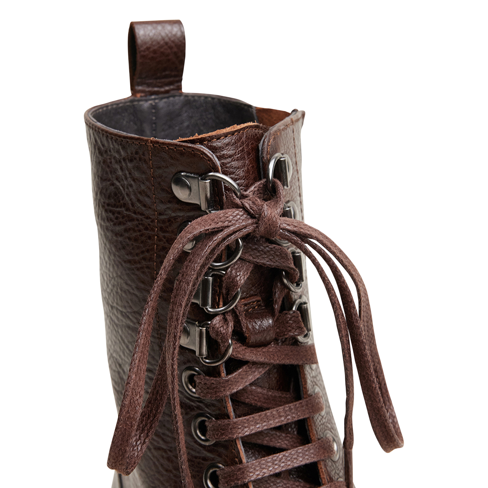 Schnürstiefel aus Leder JONAK Braun