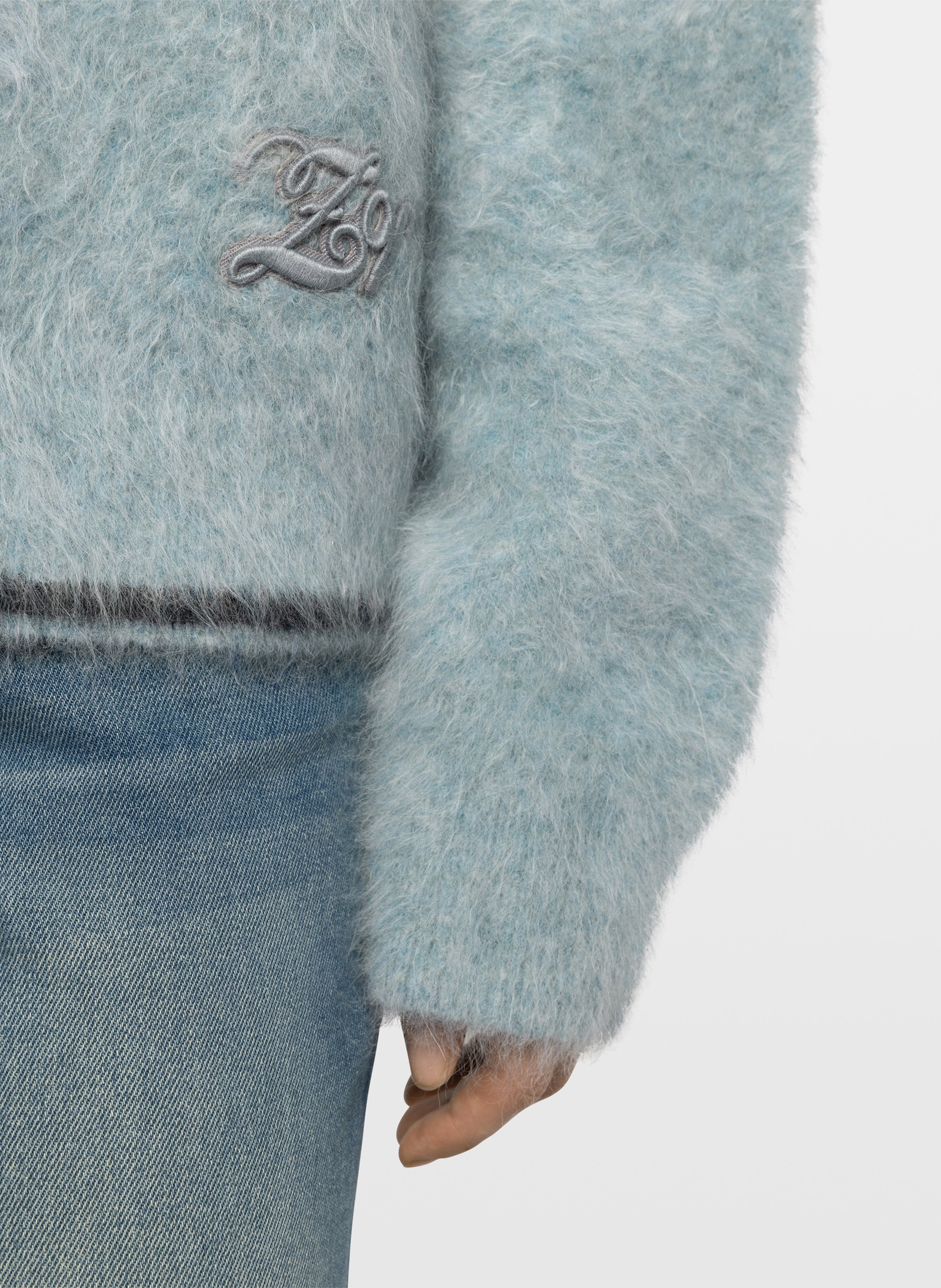 Weit geschnittener Woll-Mix-Pullover mit Rundhalsausschnitt ZADIG&VOLTAIRE Blau
