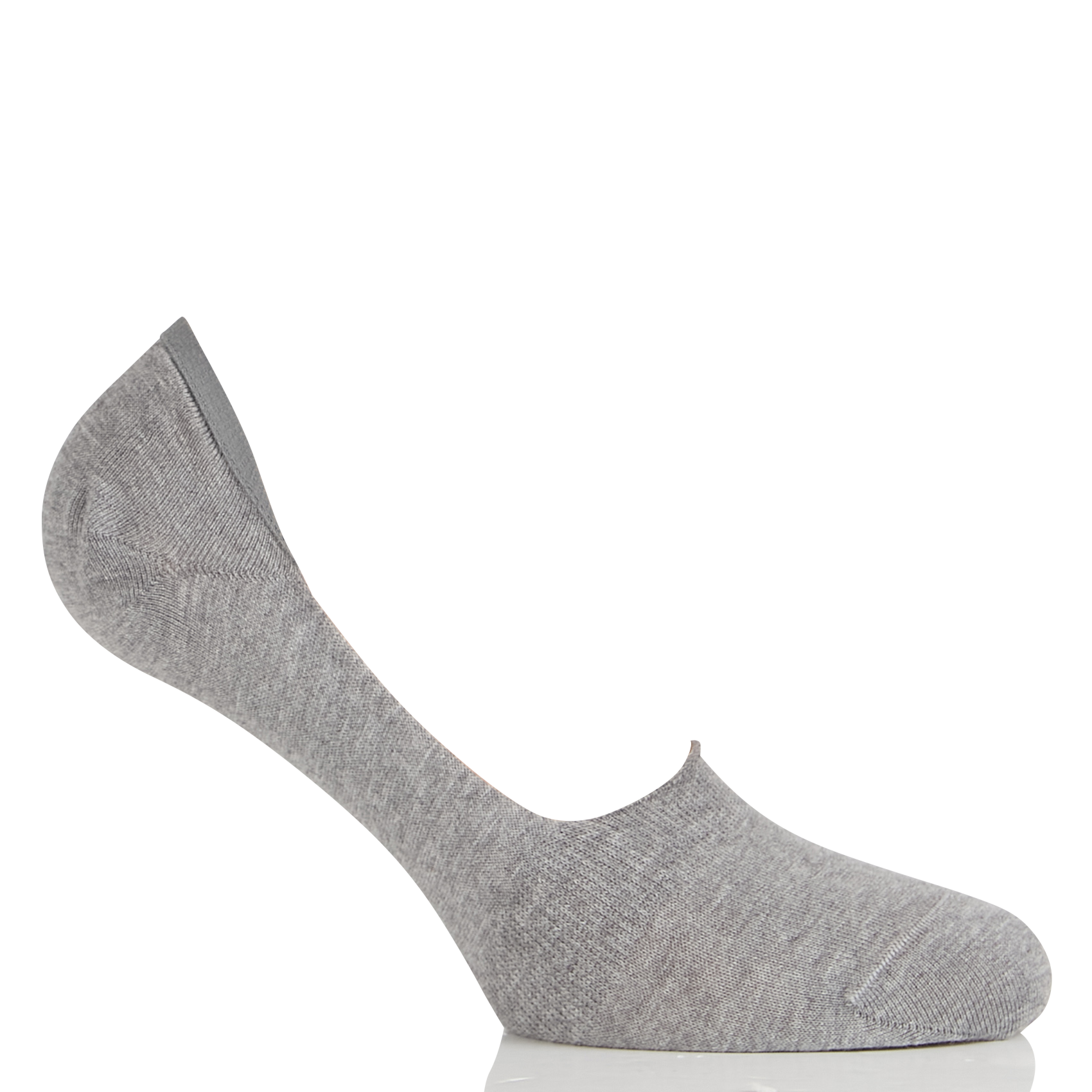 Unsichtbare Söckchen aus Baumwoll-Mix AU PRINTEMPS PARIS Grau