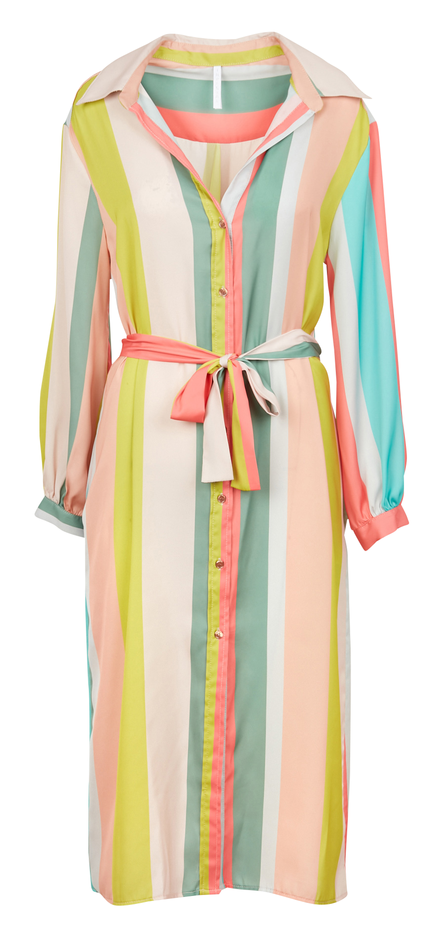 Robe chemise col classique IMPERIAL Beige