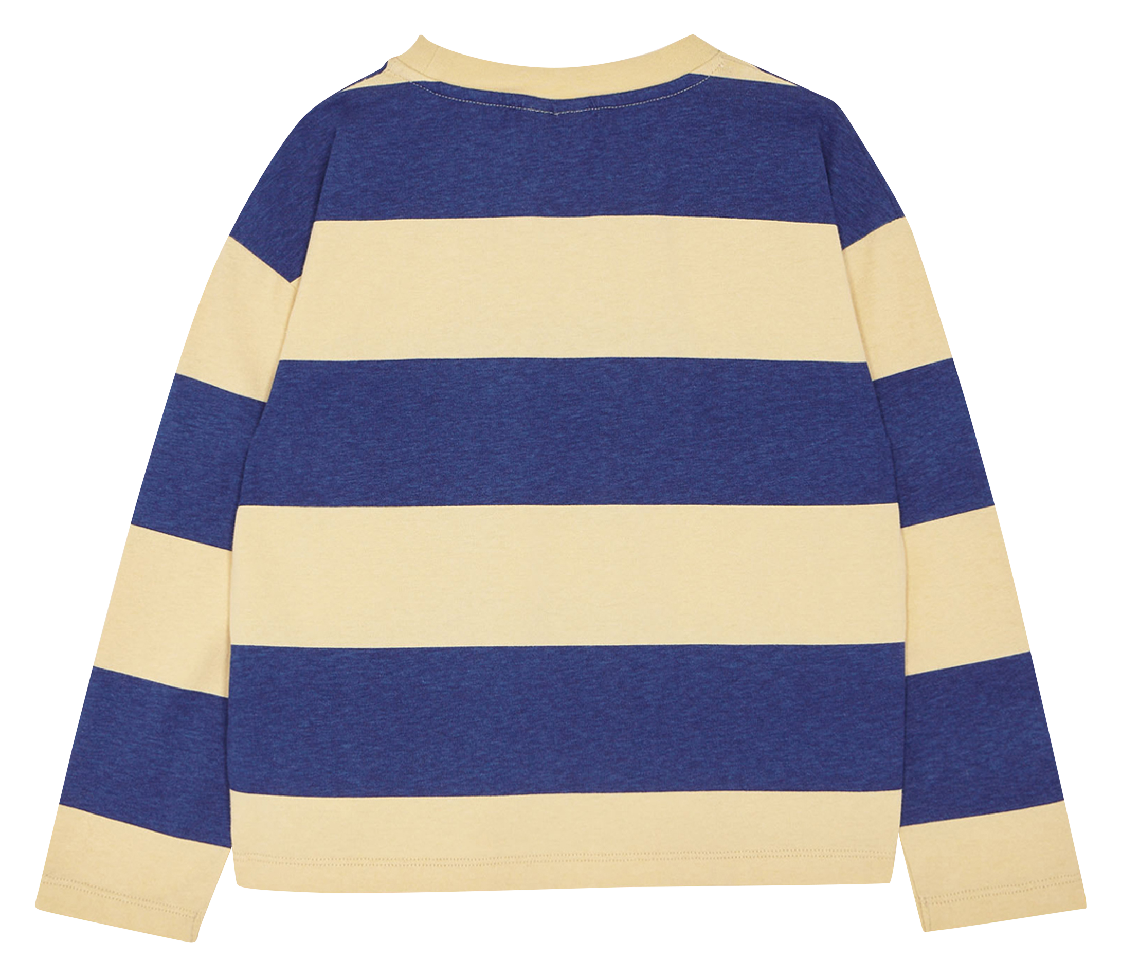 Tee-shirt col rond rayé en coton  THE CAMPAMENTO Bleu