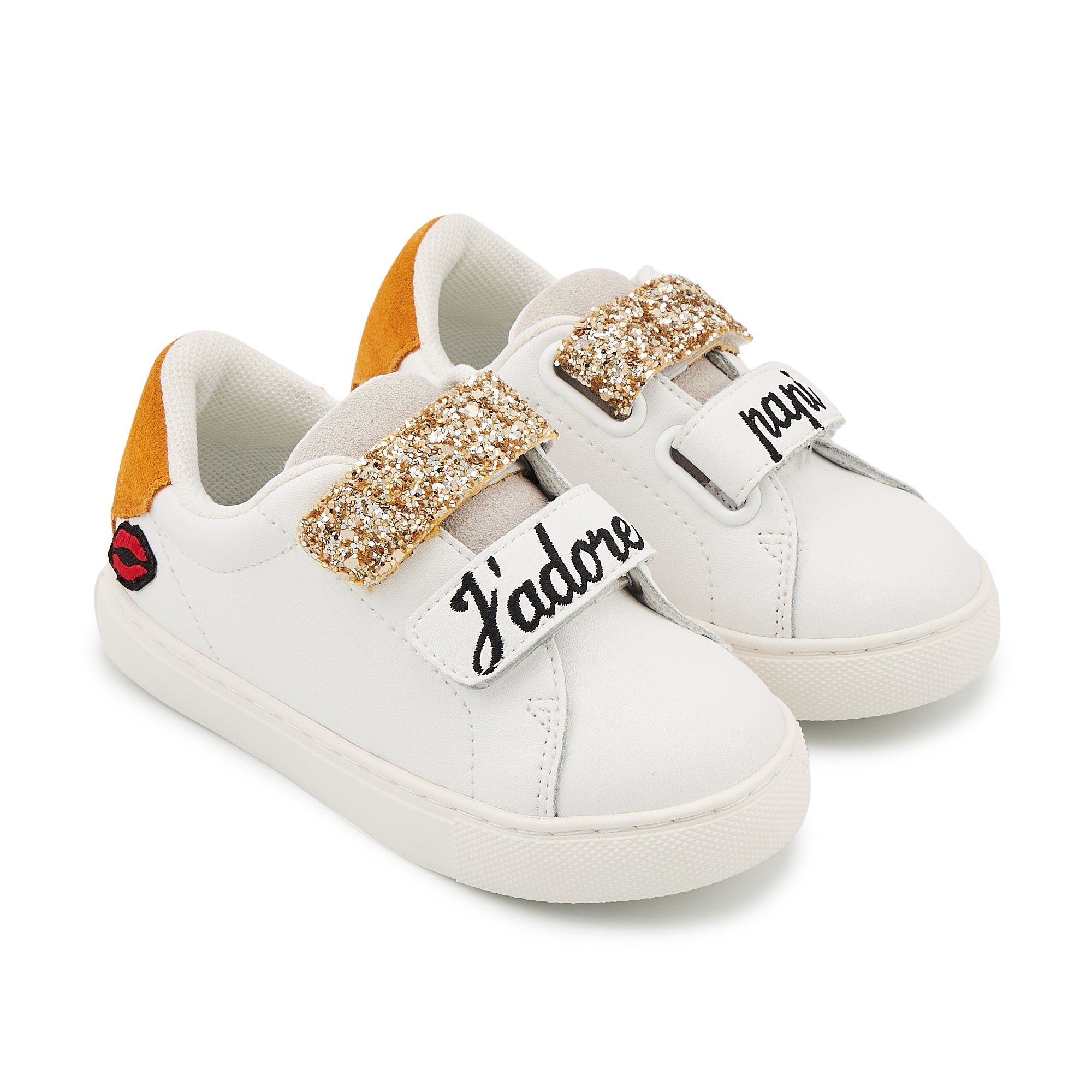 Leather sneakers BONS BAISERS PARIS White