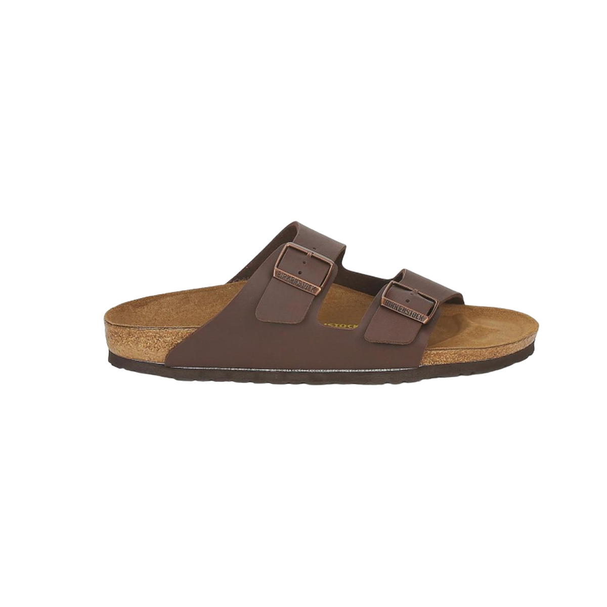 Faux leather sandals BIRKENSTOCK Brown
