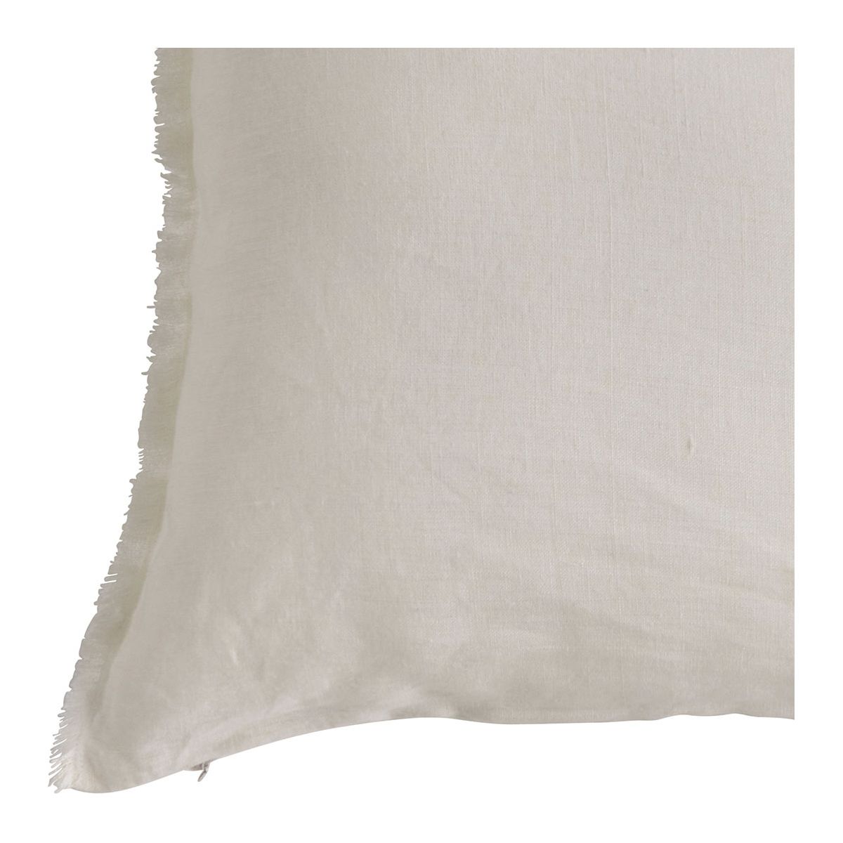 Linen cushion cover BLANC D'IVOIRE White