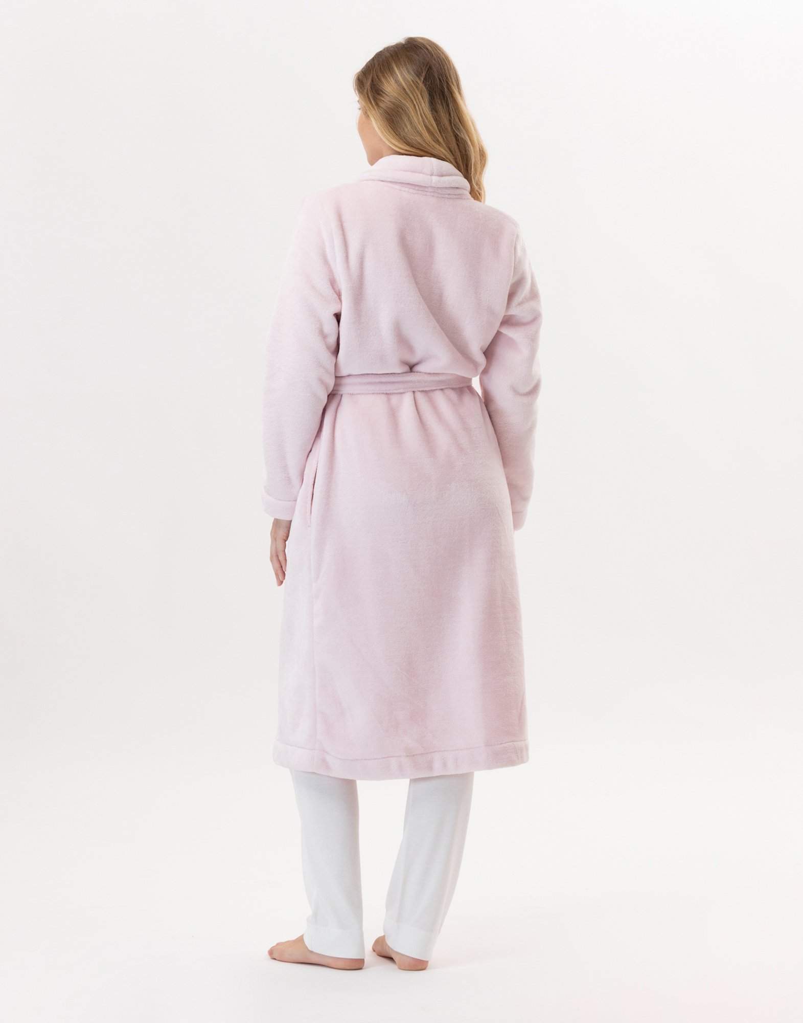 Plush Flannel Robe LE CHAT Pink