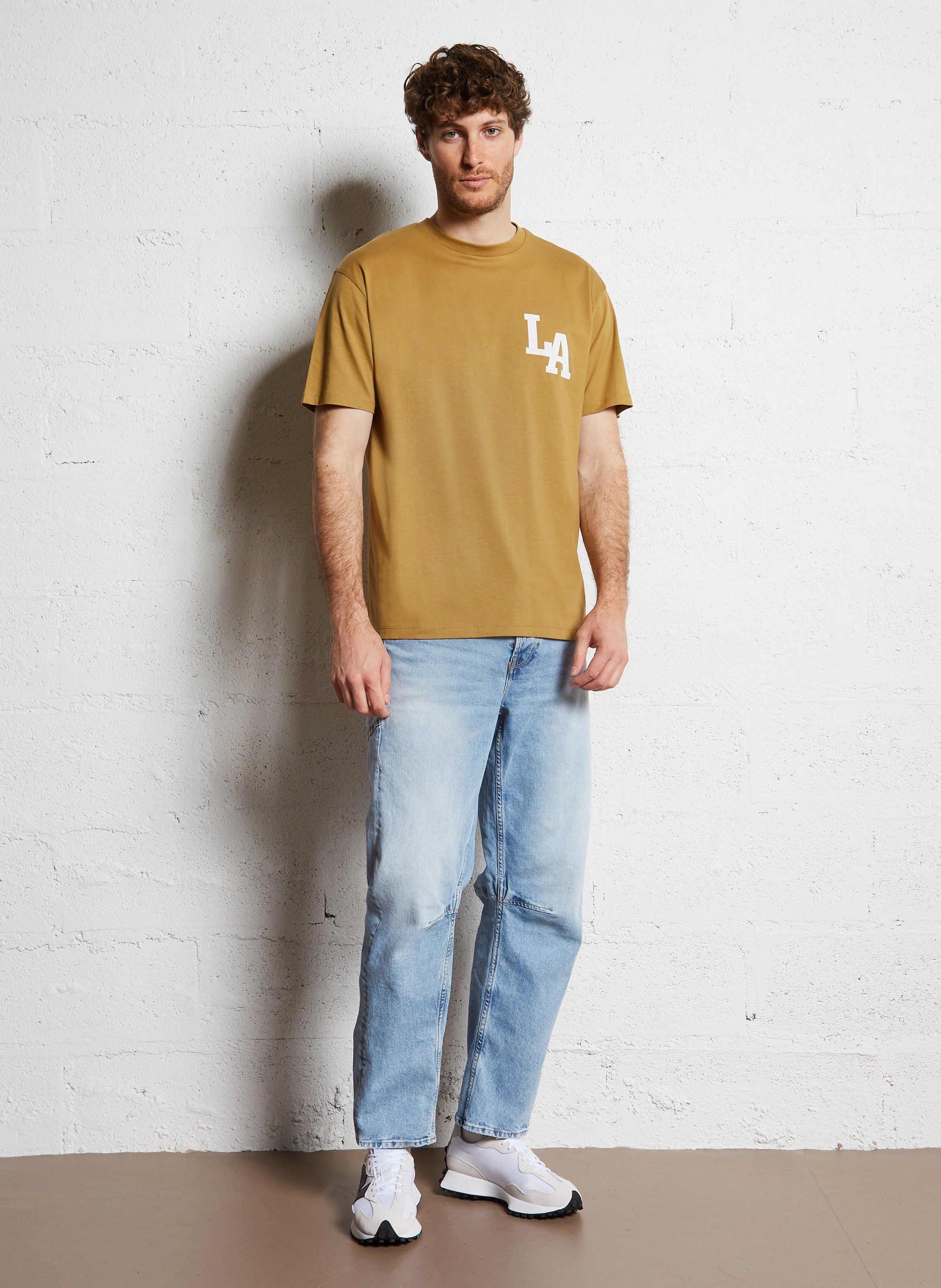 Gerade geschnittene Jeans aus Baumwollmischung LE TEMPS DES CERISES Blau