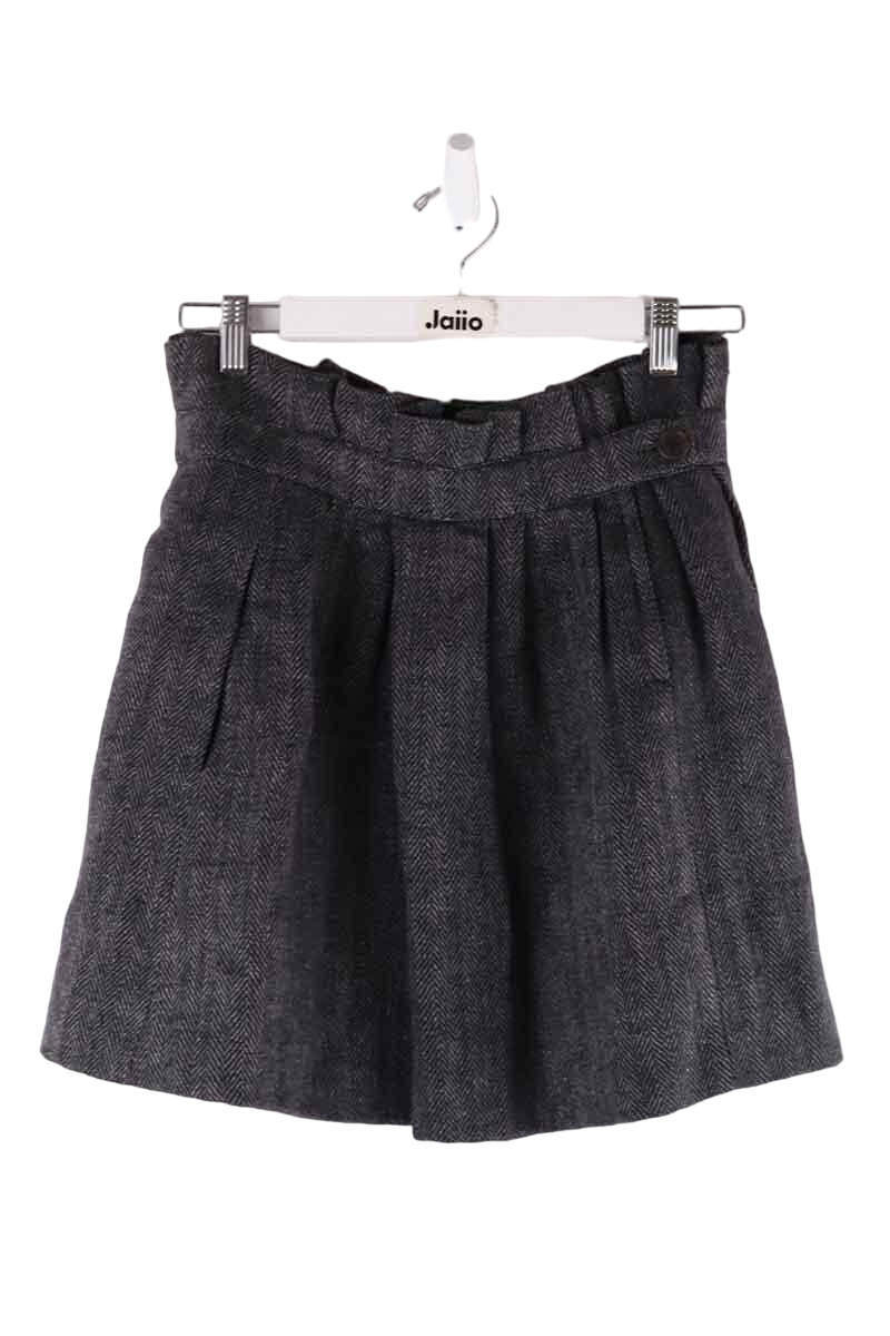 Linen mini-skirt ISABEL MARANT ÉTOILE - SECONDE MAIN Grey