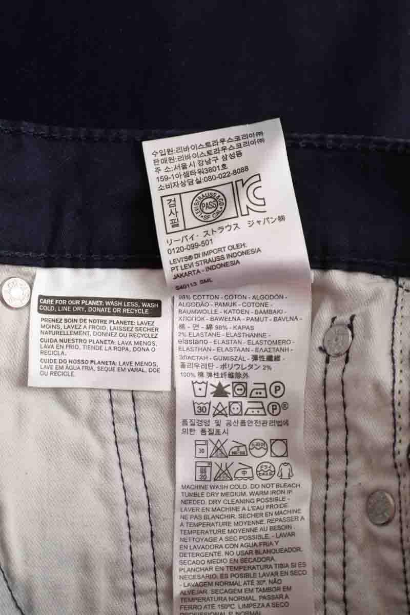 Slim-fit cotton cargo pants LEVI'S - Seconde main Blue