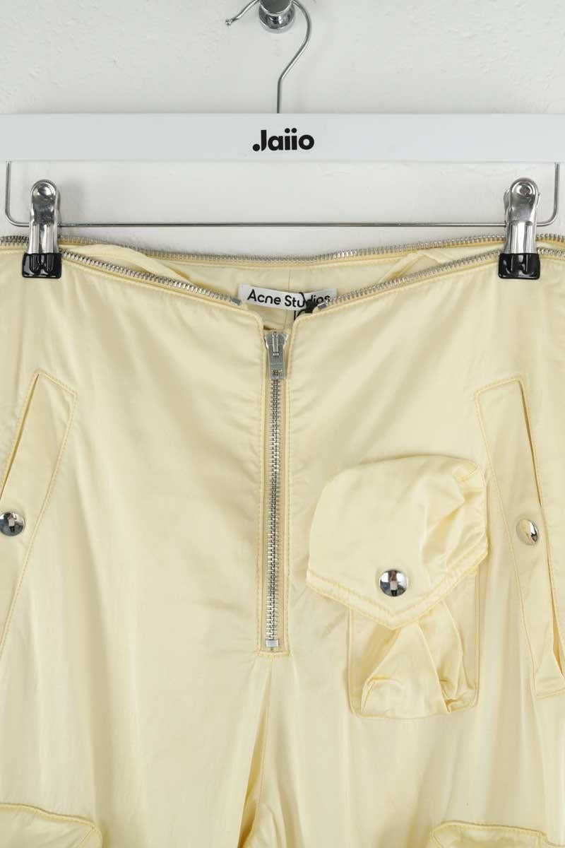 Yellow straight pants ACNE STUDIOS - Seconde Main Yellow