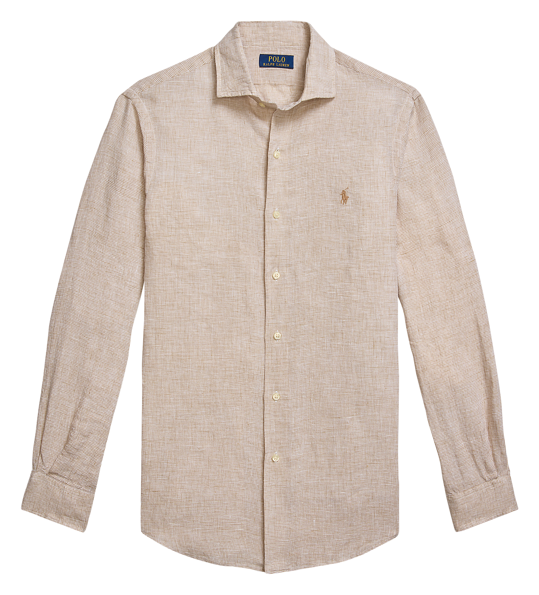 Hemd mit klassischem Kragen aus Leinen POLO RALPH LAUREN Beige