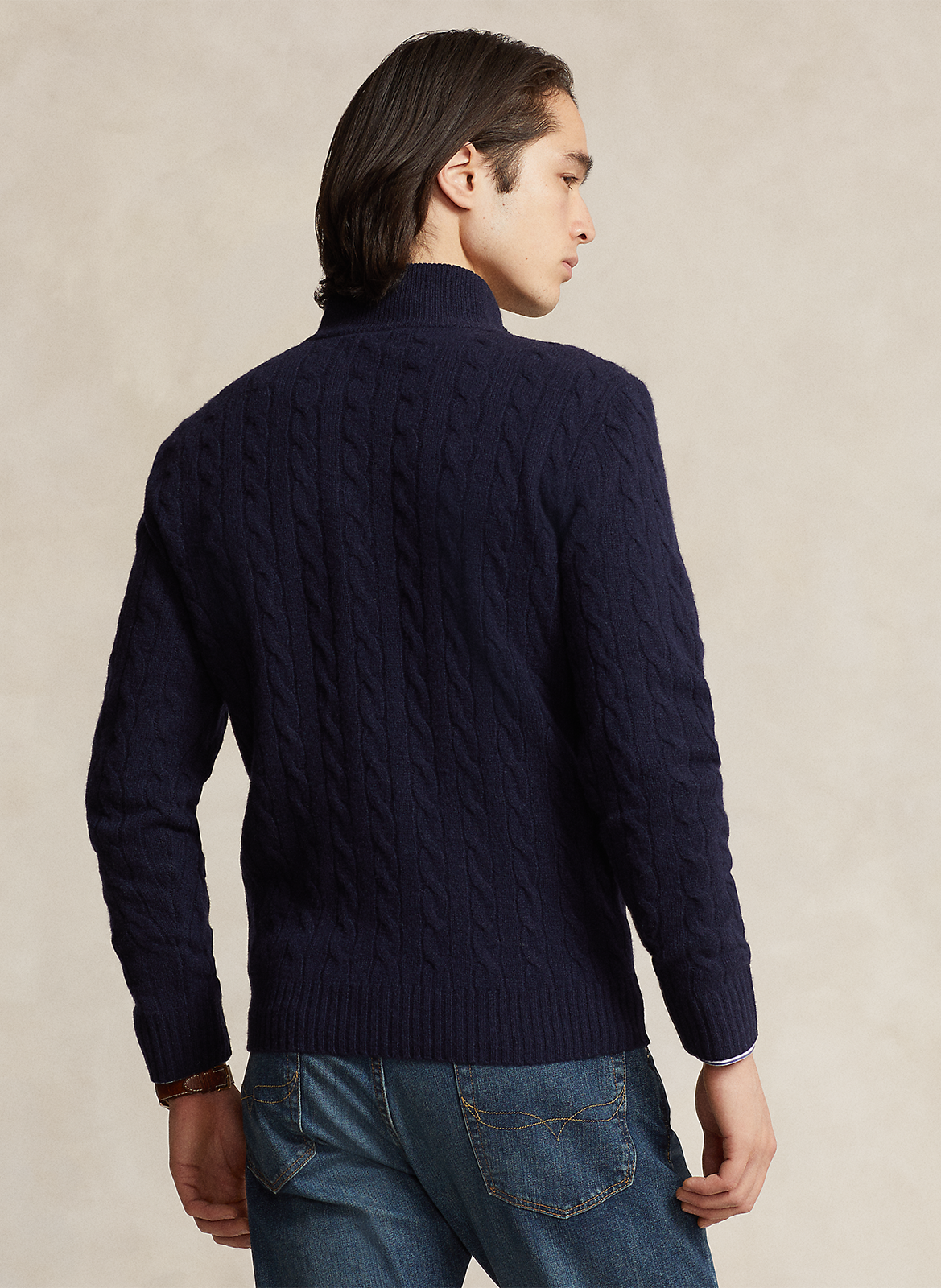 High-neck wool sweater POLO RALPH LAUREN Blue
