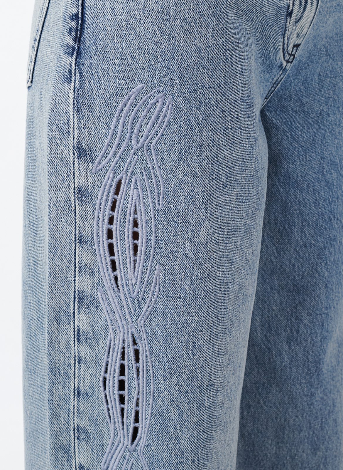 Jean large en coton IRO Bleu