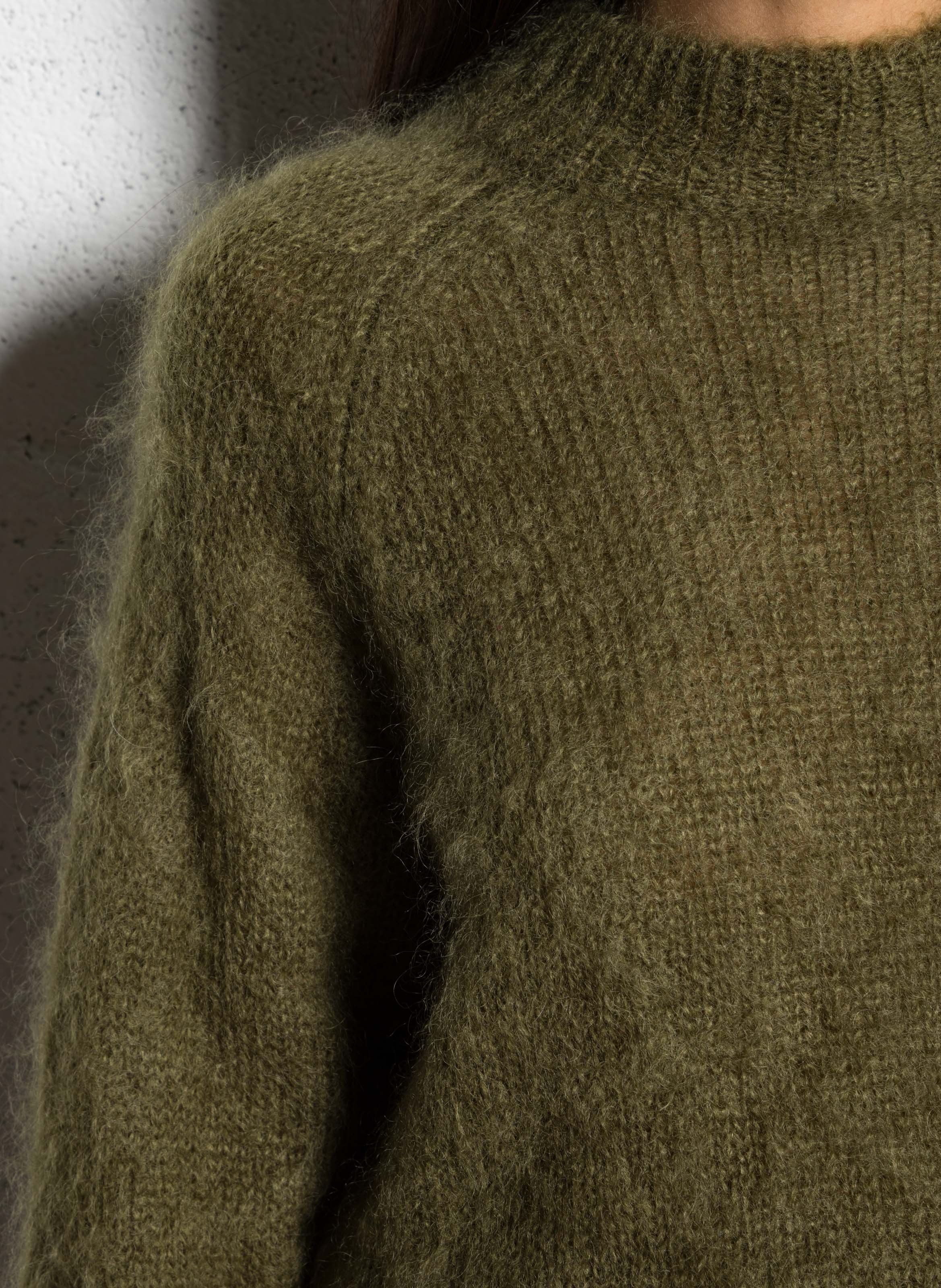 Round neck sweater in mixed wool DES PETITS HAUTS Multicolored