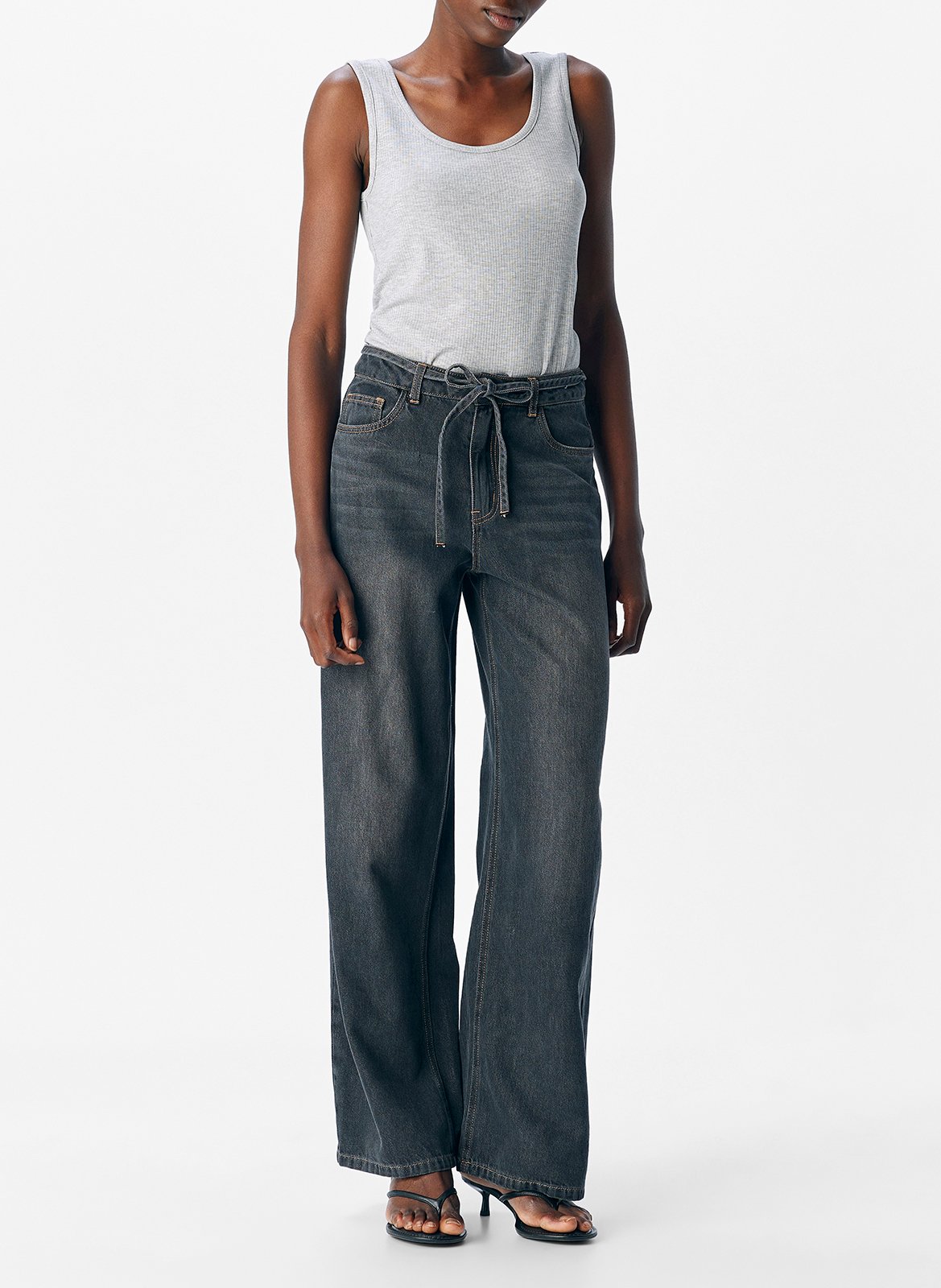 Jean large  OBJECT Gris