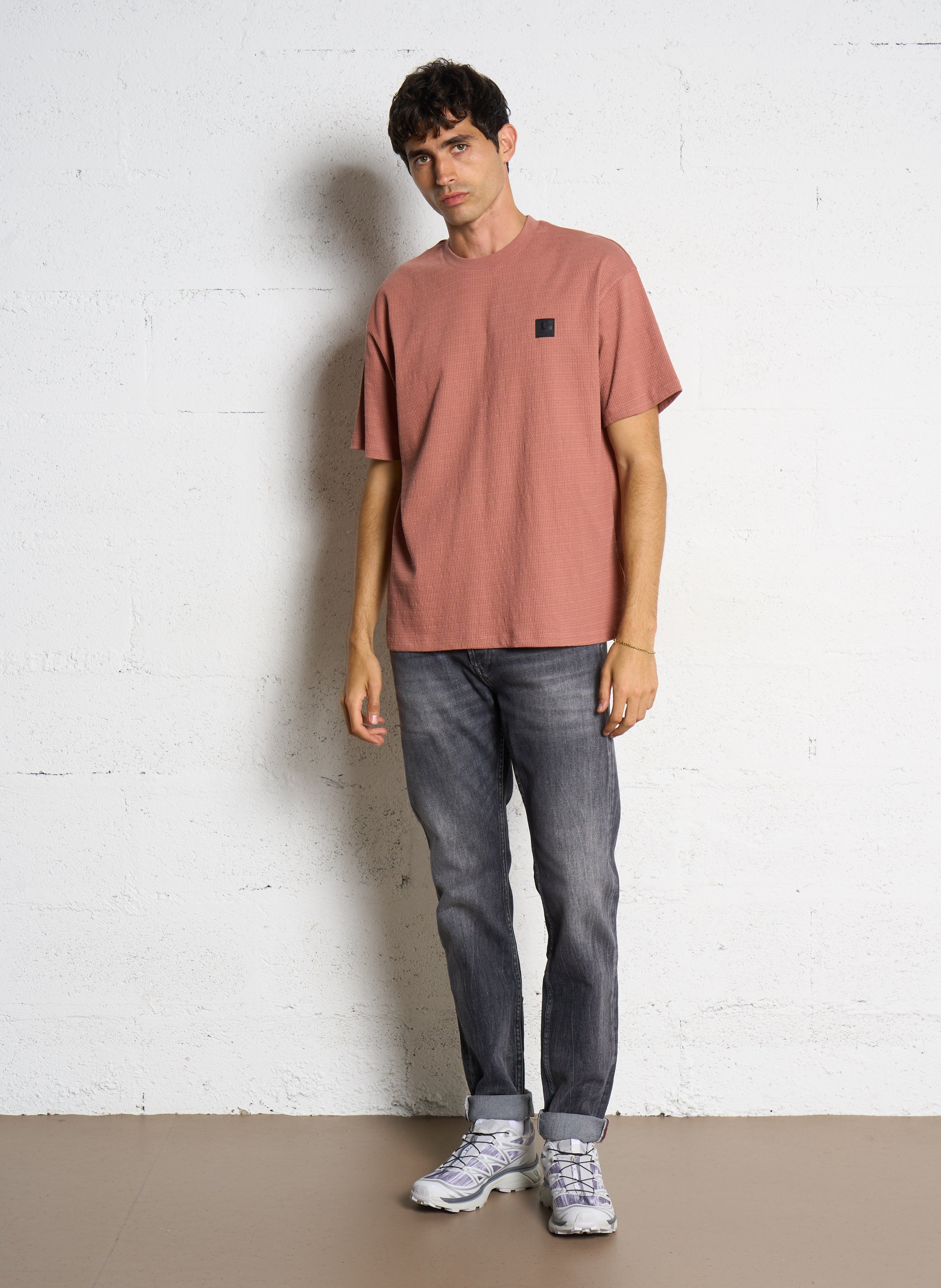 Jeans aderenti in misto cotone LE TEMPS DES CERISES Grigio