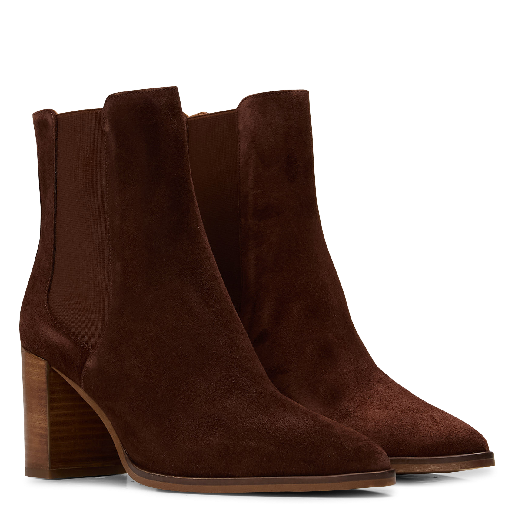 Bianca leather ankle boots MELLOW YELLOW Brown