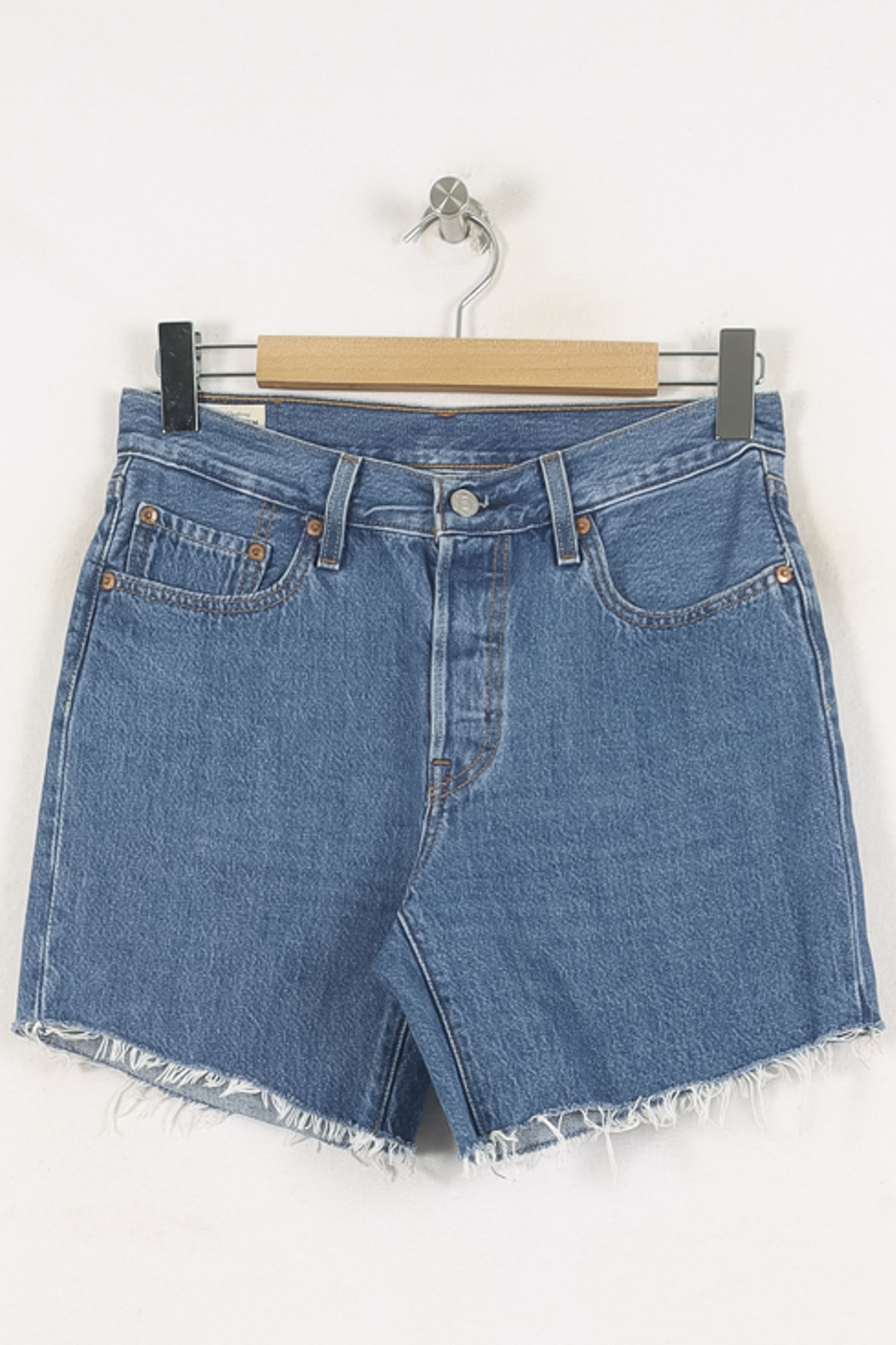 Alessia stretch cotton denim shorts LEVI'S - Seconde main Blue